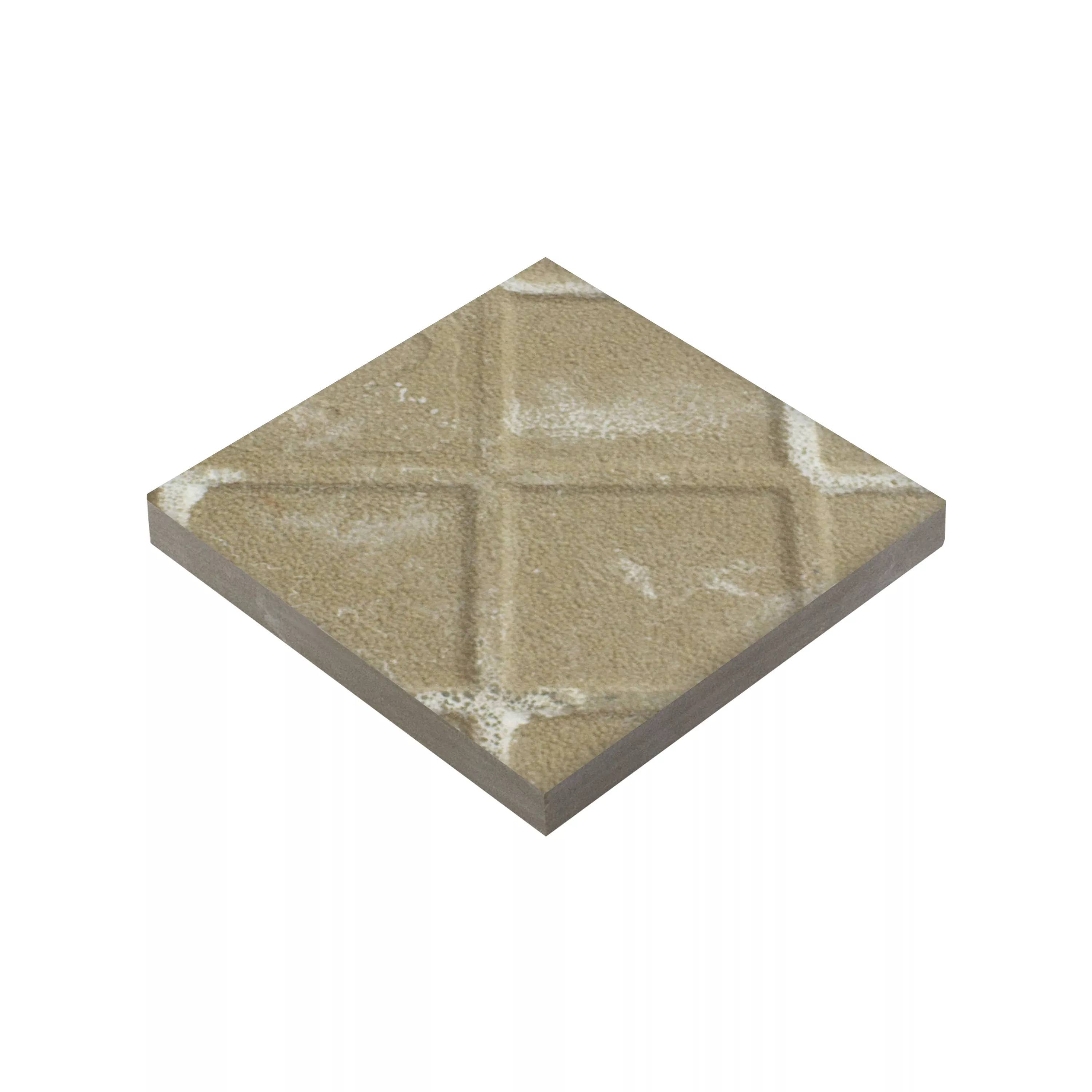 Kameniny S Porcelánovou Povrchovou Úpravou Dlaždice Genexia Uni Černá Vkladatel 4,6x4,6cm