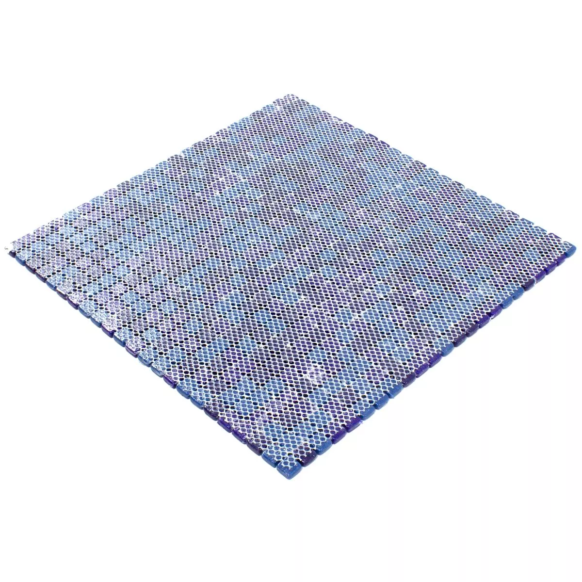 Skleněná Mozaika Dlaždice Delight Modrá Mix