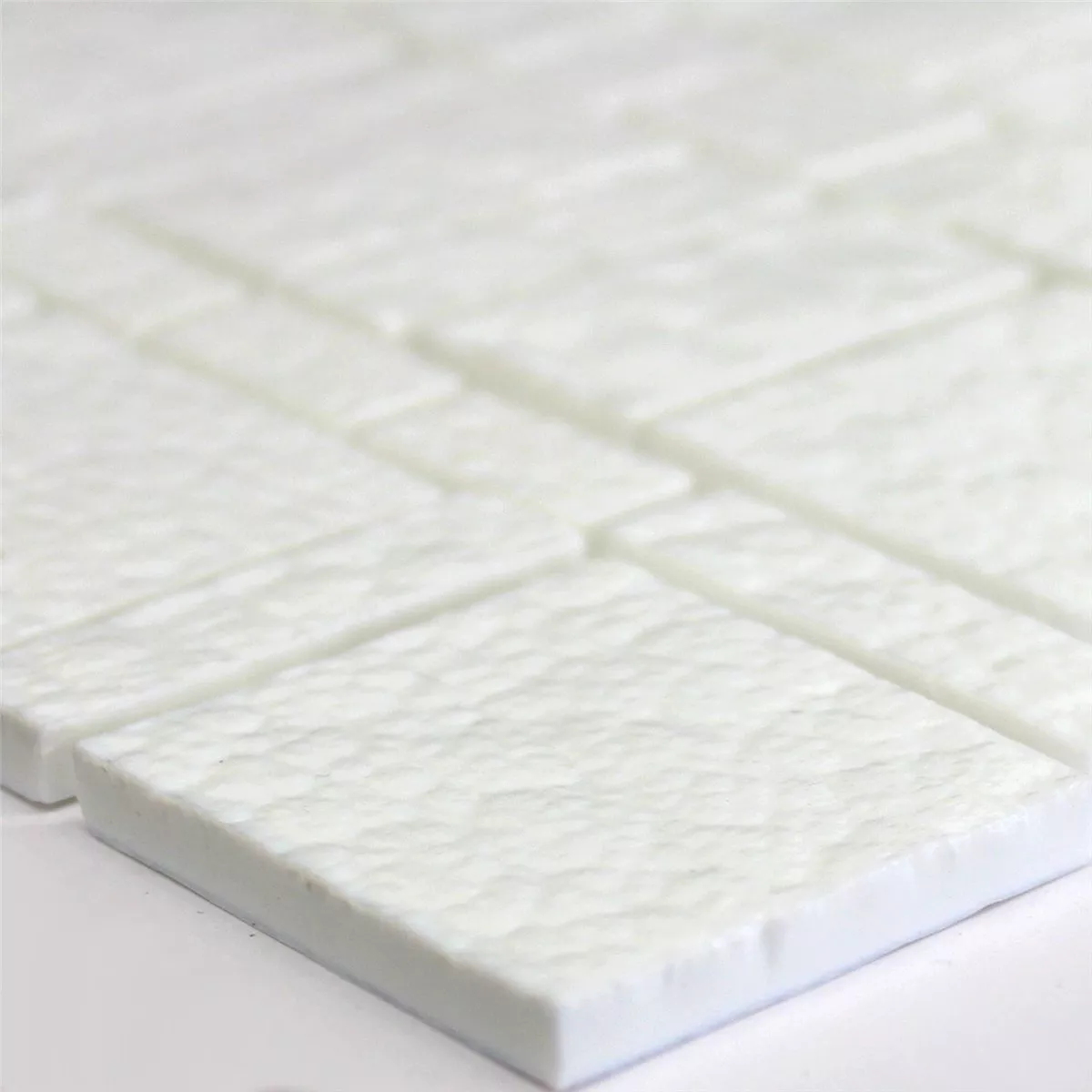 Skleněné Dlaždice Trend Recyklace Mozaika Liberty White