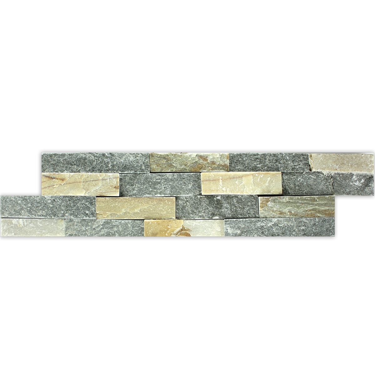 Obkladové Desky Cihly Béžová Grey 10x40cm