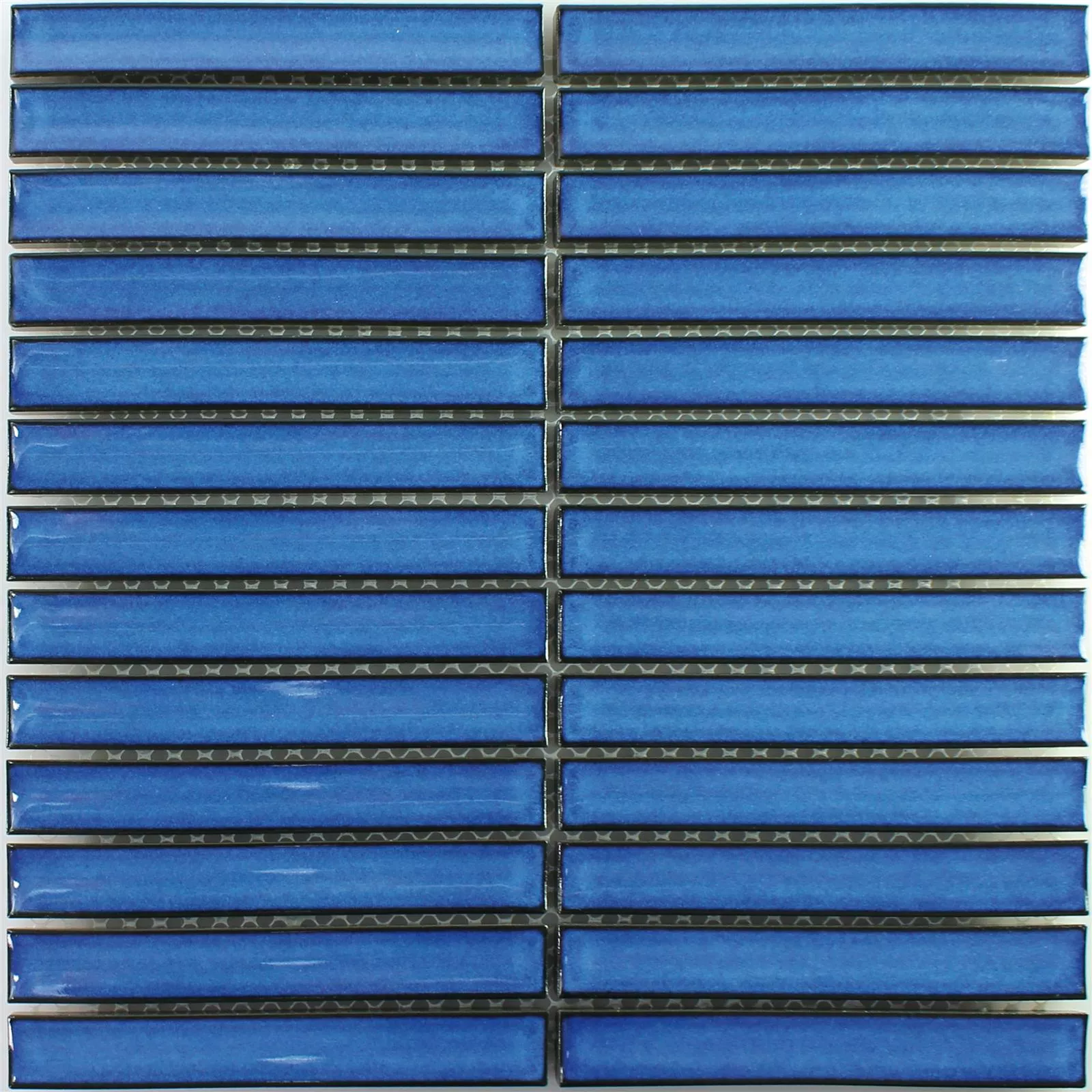 Vzorek Keramická Mozaika Dlaždice Hůlky Ontario Modrá