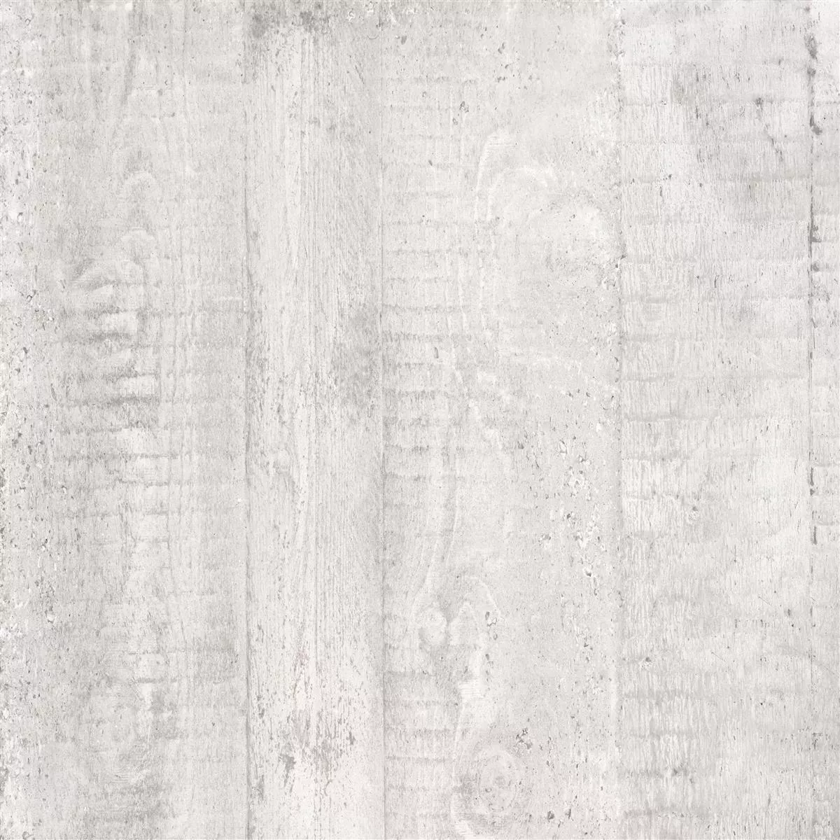 Podlahové Dlaždice Gorki Dřevěný Vzhled 60x60cm Glazovaný Bílá