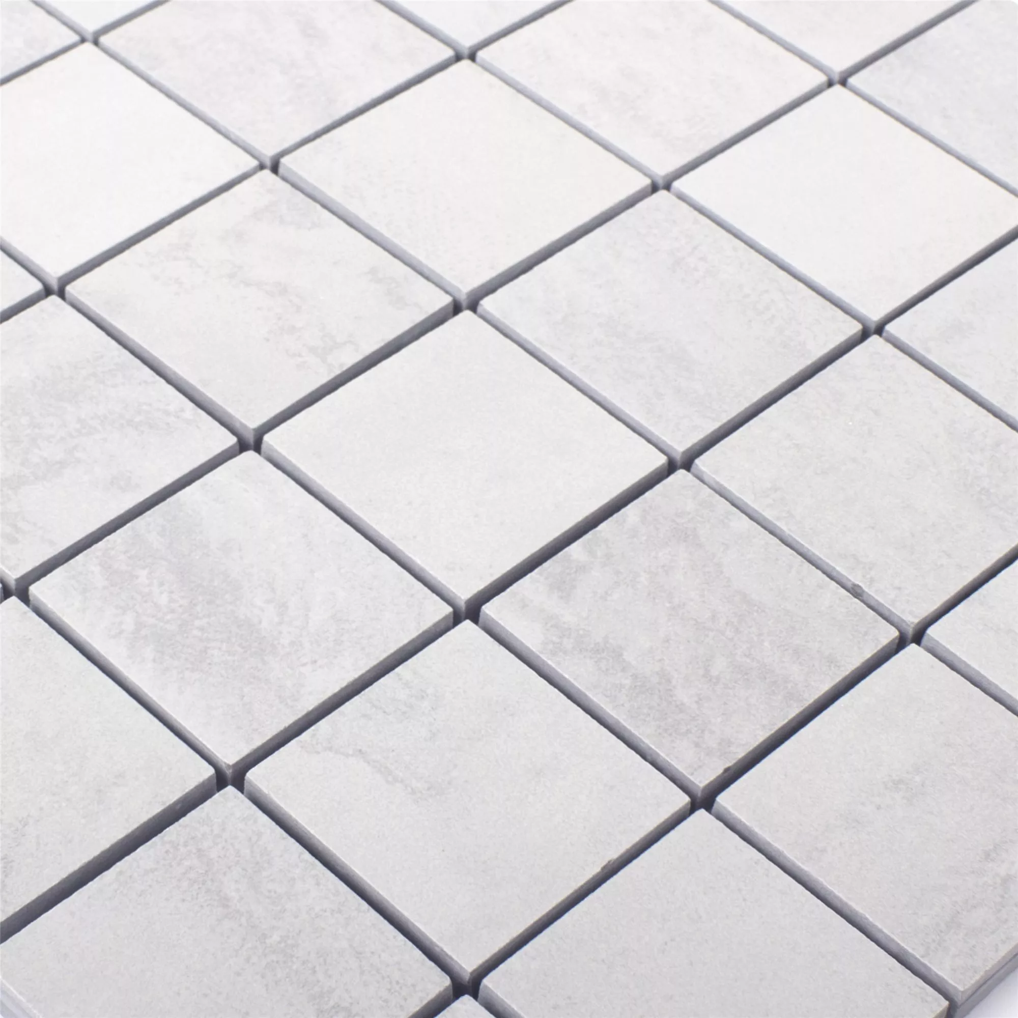 Mozaiková Dlaždice Kameniny S Porcelánovou Povrchovou Úpravou Madeira Naleštěná Bílá