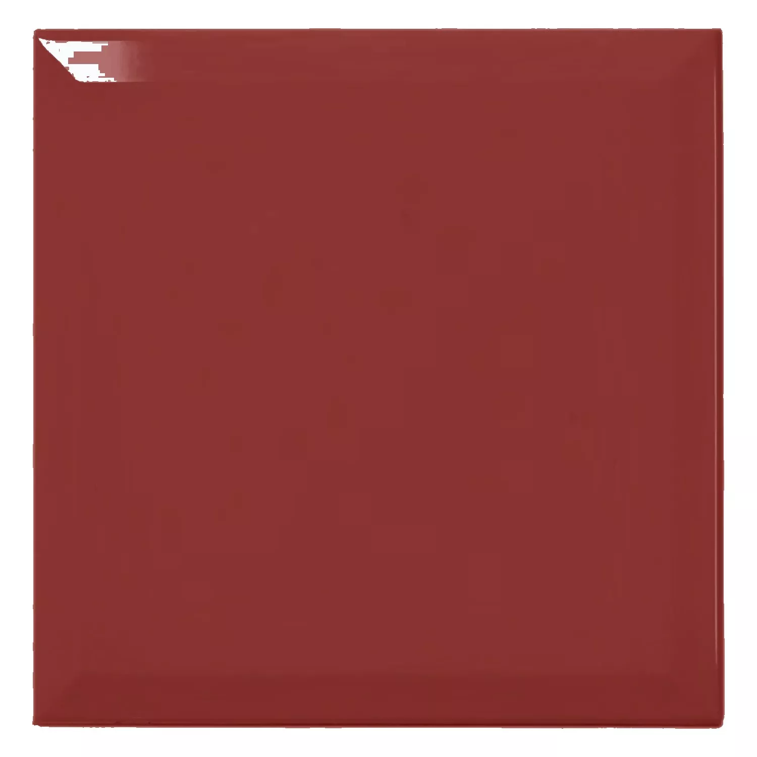 Dlaždice metra Červená Lesklá 20x20 cm Fazeta Freetown Burdeos