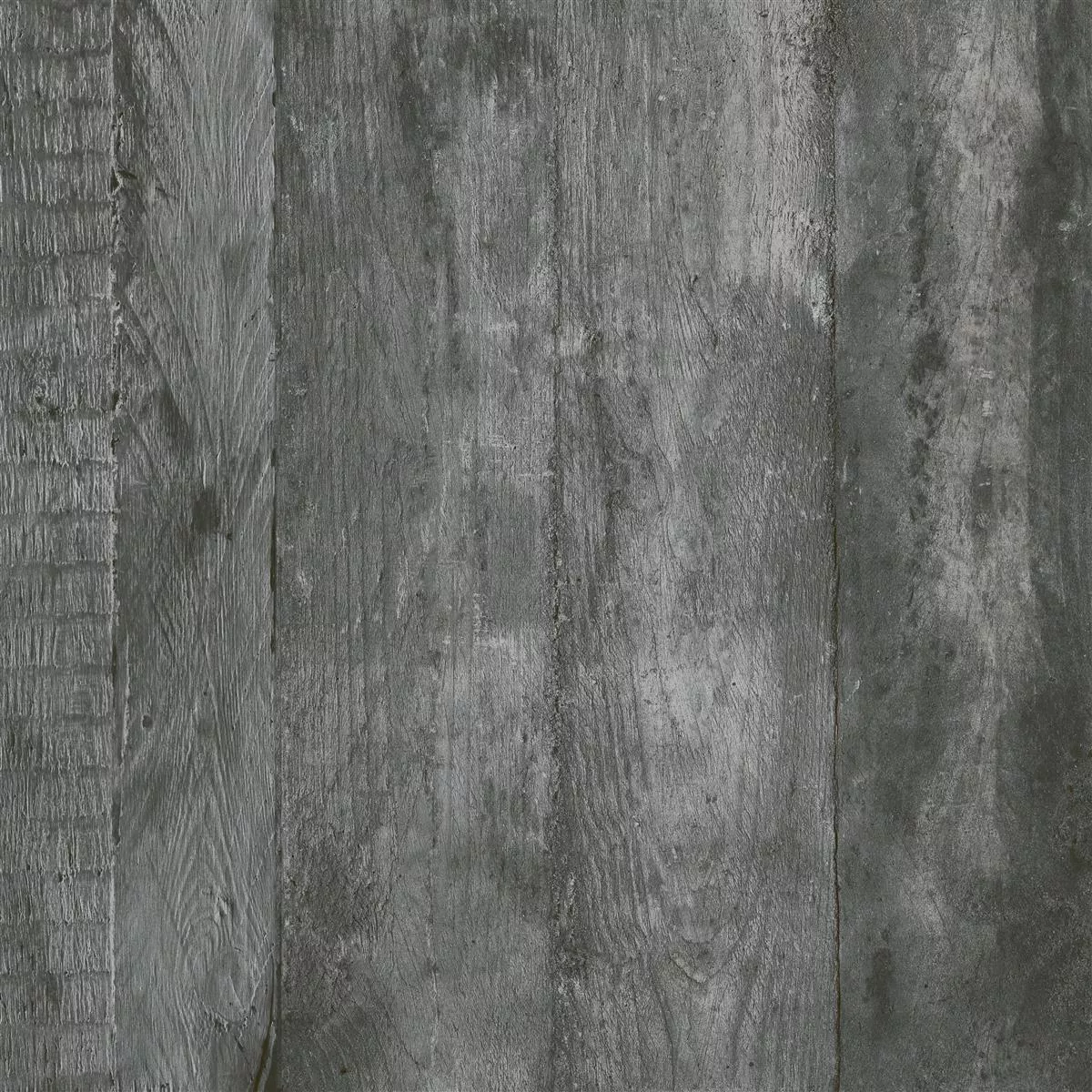 Podlahové Dlaždice Gorki Dřevěný Vzhled 60x60cm Glazovaný Graphit