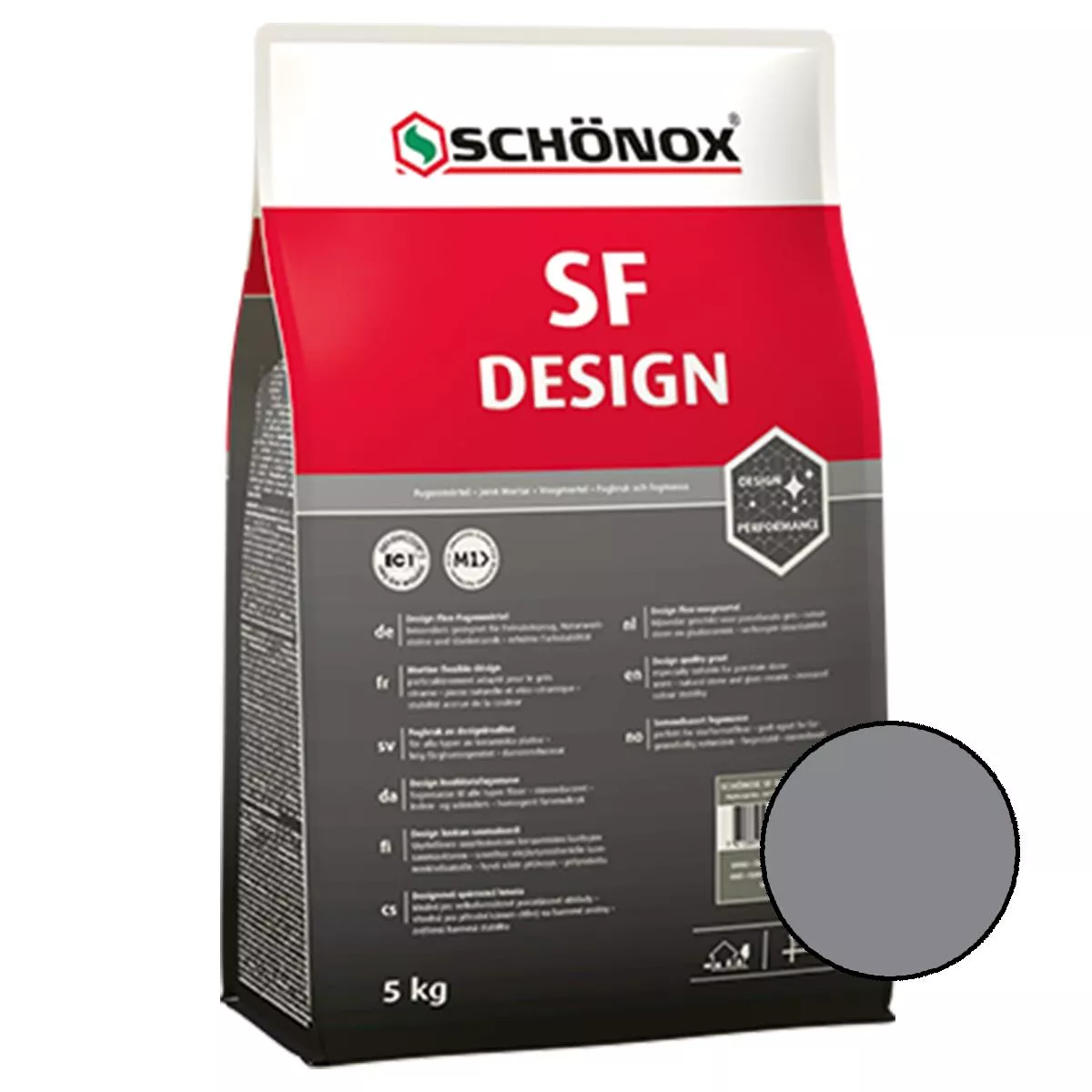 Spárovací hmota Schönox SF Design Platinum Grey 5 kg