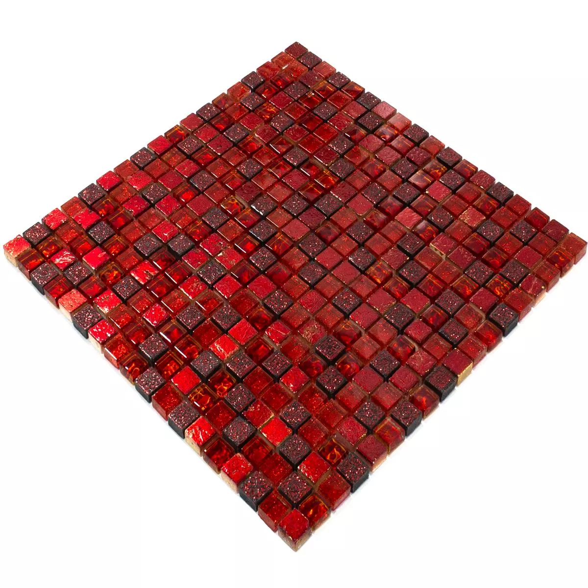 Skleněná Mozaika Dlaždice Z Přírodního Kamene Cleopatra Červená