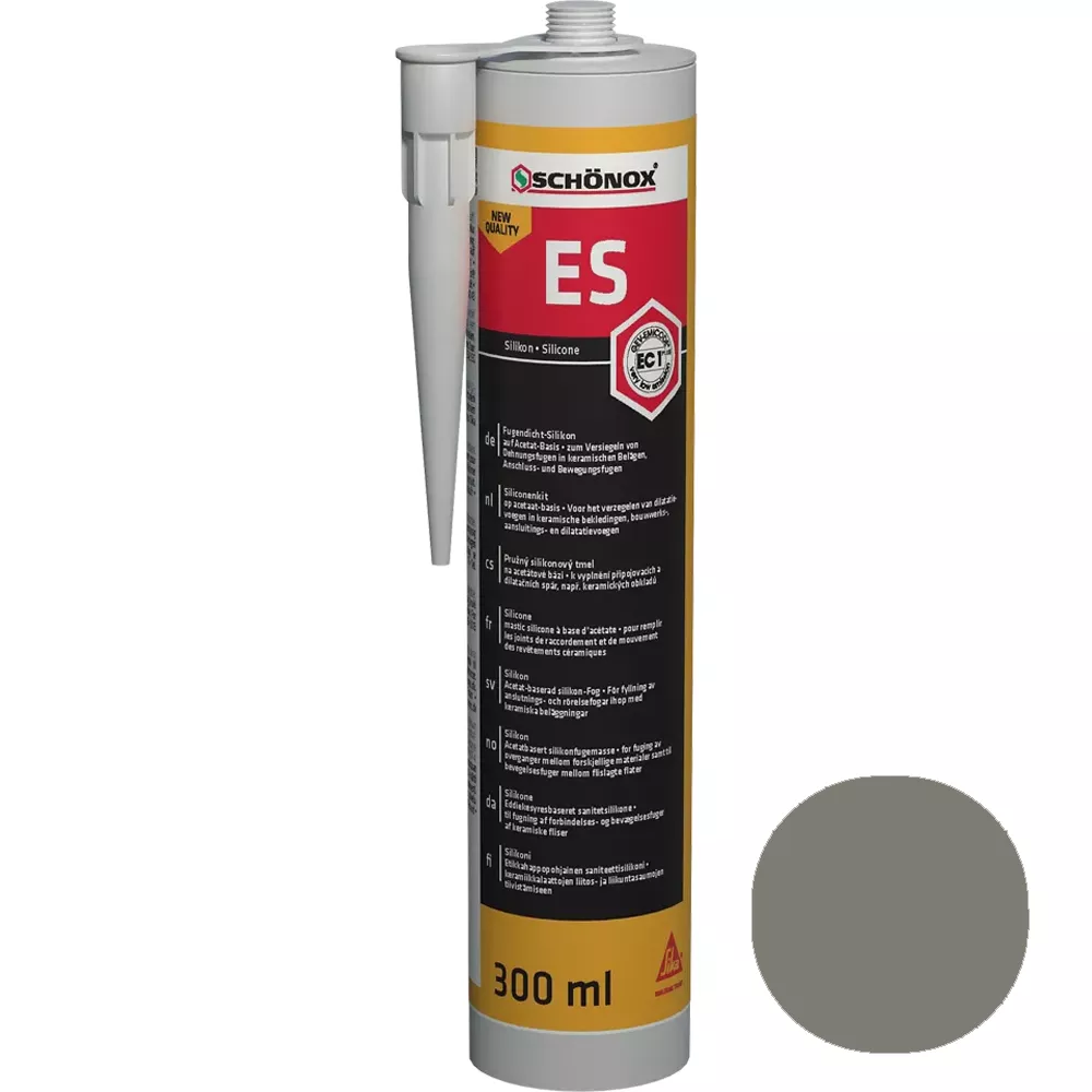 Schönox ES šedý Těsnící Spárový Silikon (300ml) Schönox ES šedý Těsnící Spárový Silikon (300ml)