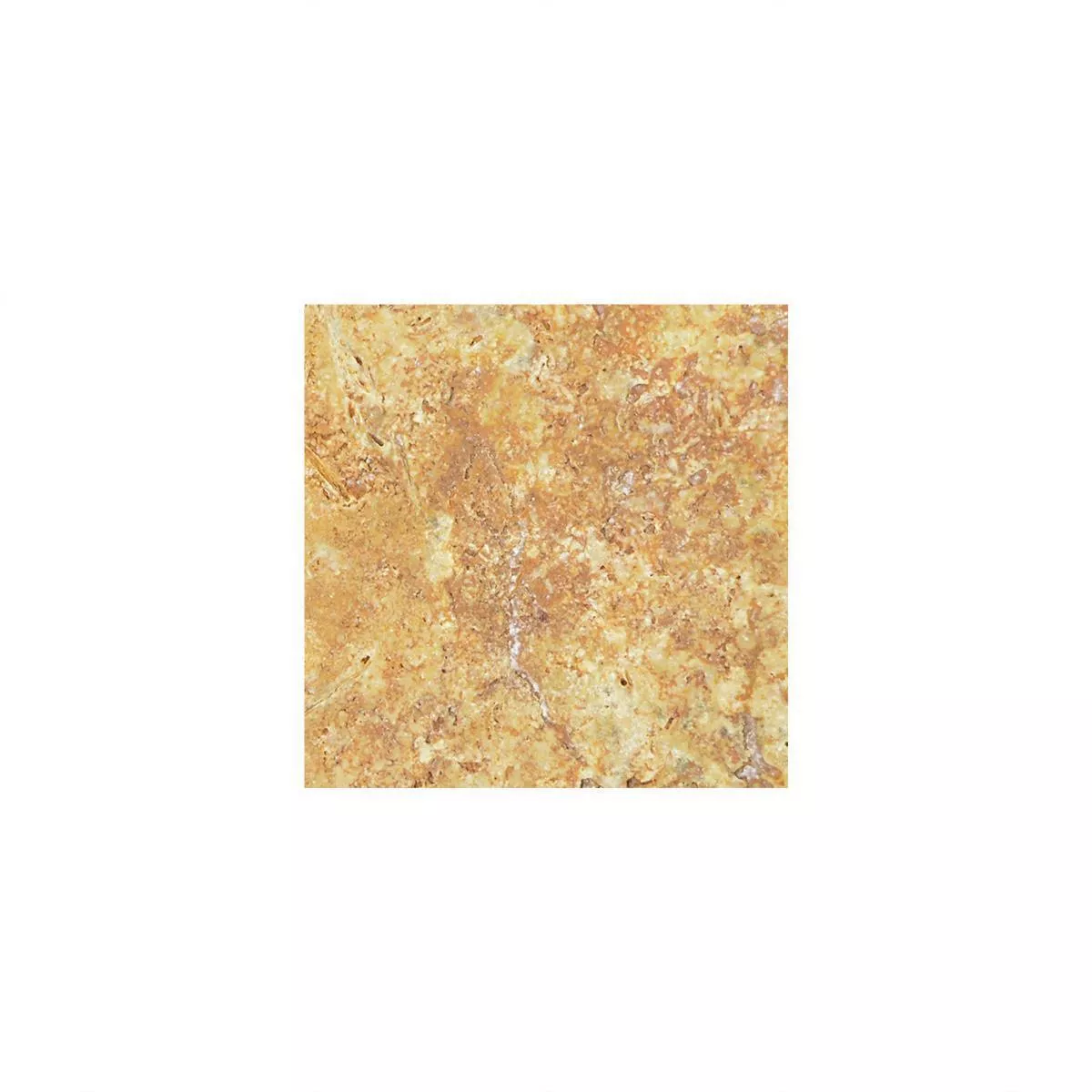 Vzorek Dlaždice Z Přírodního Kamene Z Travertinu. Castello Zlatá 40,6x61cm