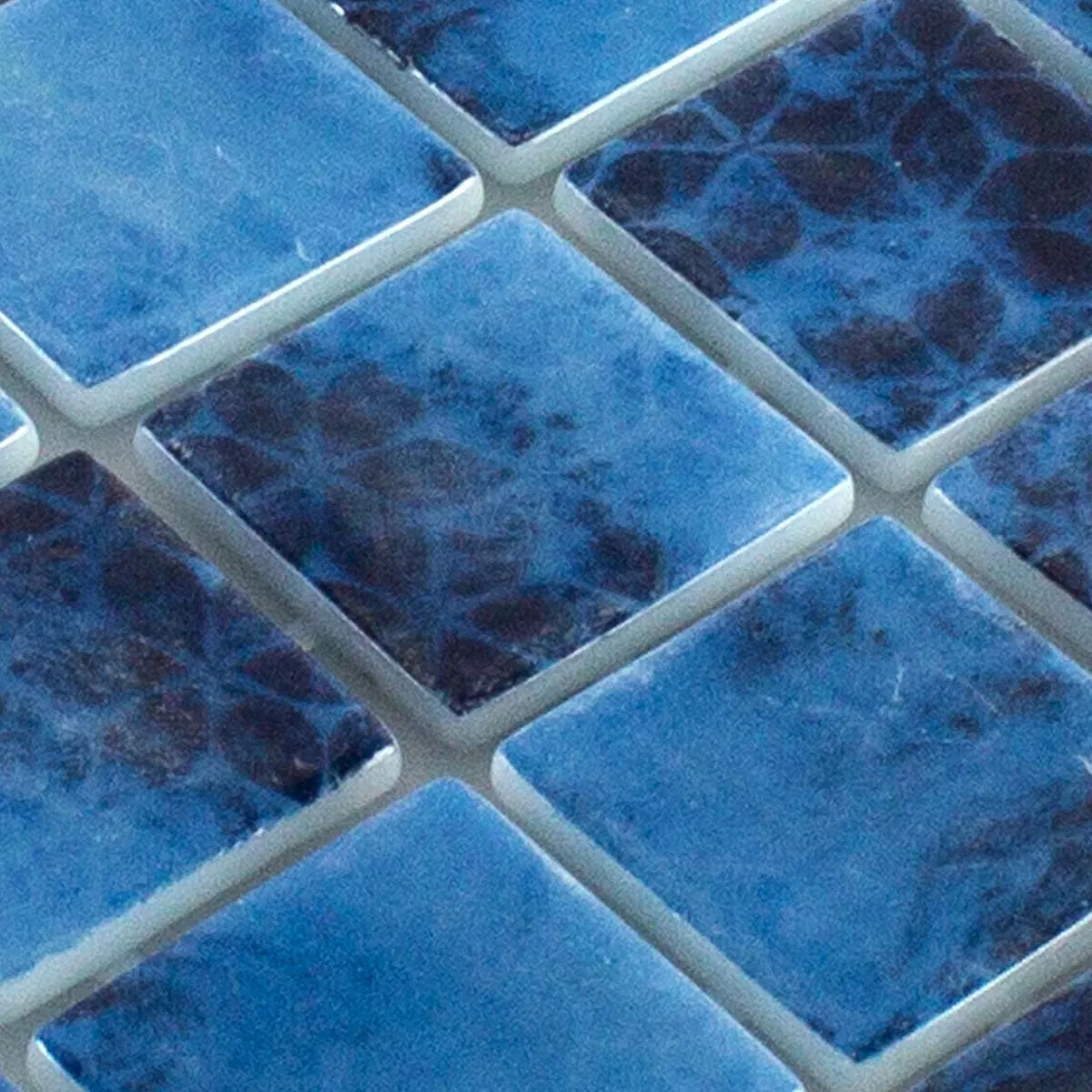 Vzorek Skleněná Mozaika Do Bazénů Baltic Modrá