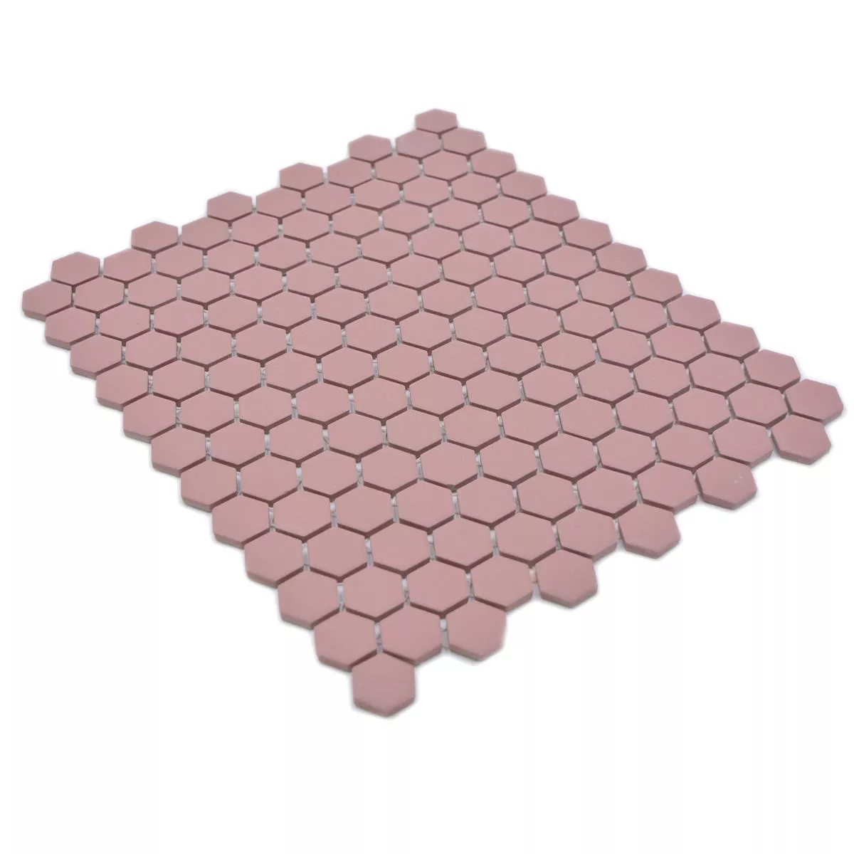 Vzorek Keramická Mozaikové Bismarck R10B Šestiúhelník Terakota H23