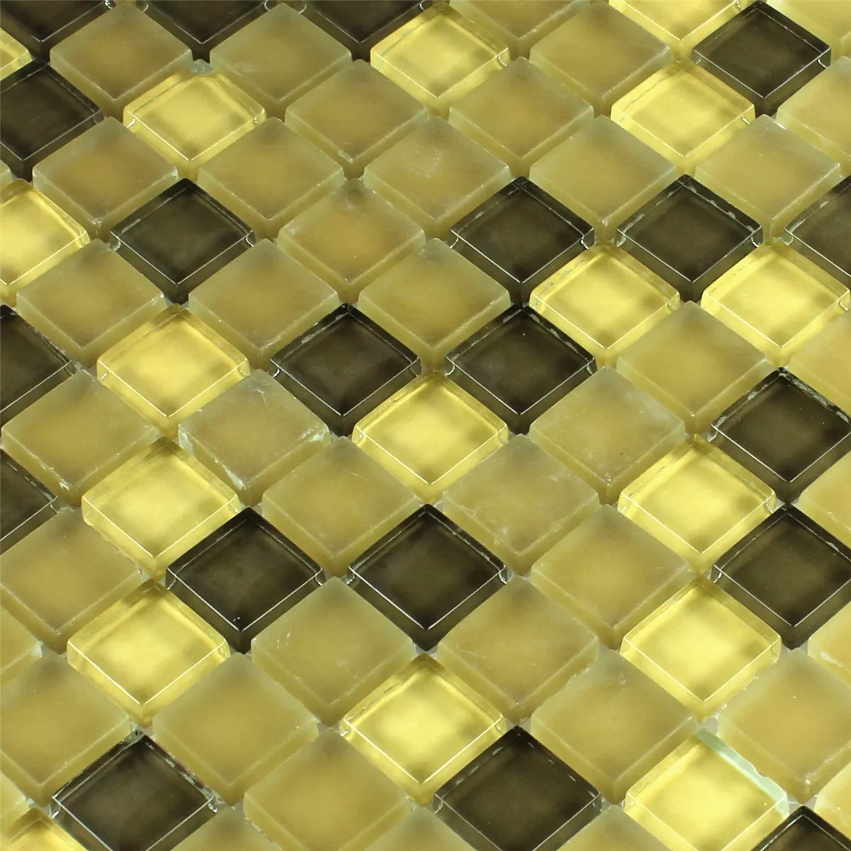 Vzorek Skleněná Mozaika Dlaždice Yellow 