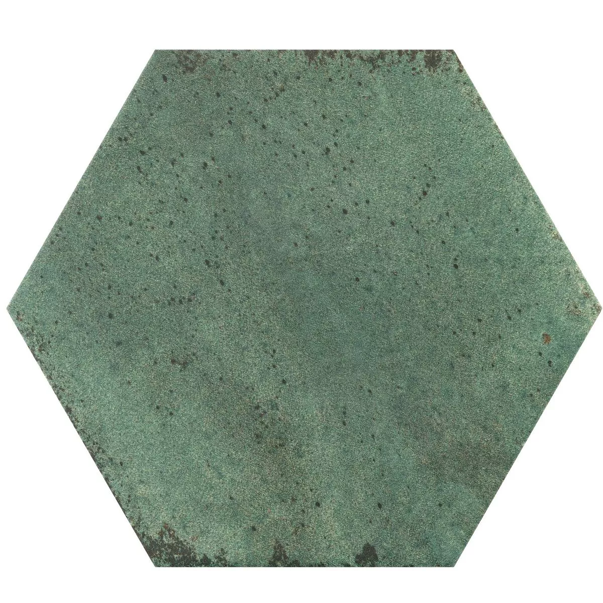 Podlahové Dlaždice Arosa Matný Šestiúhelník Smaragdová Zeleň 17,3x15cm