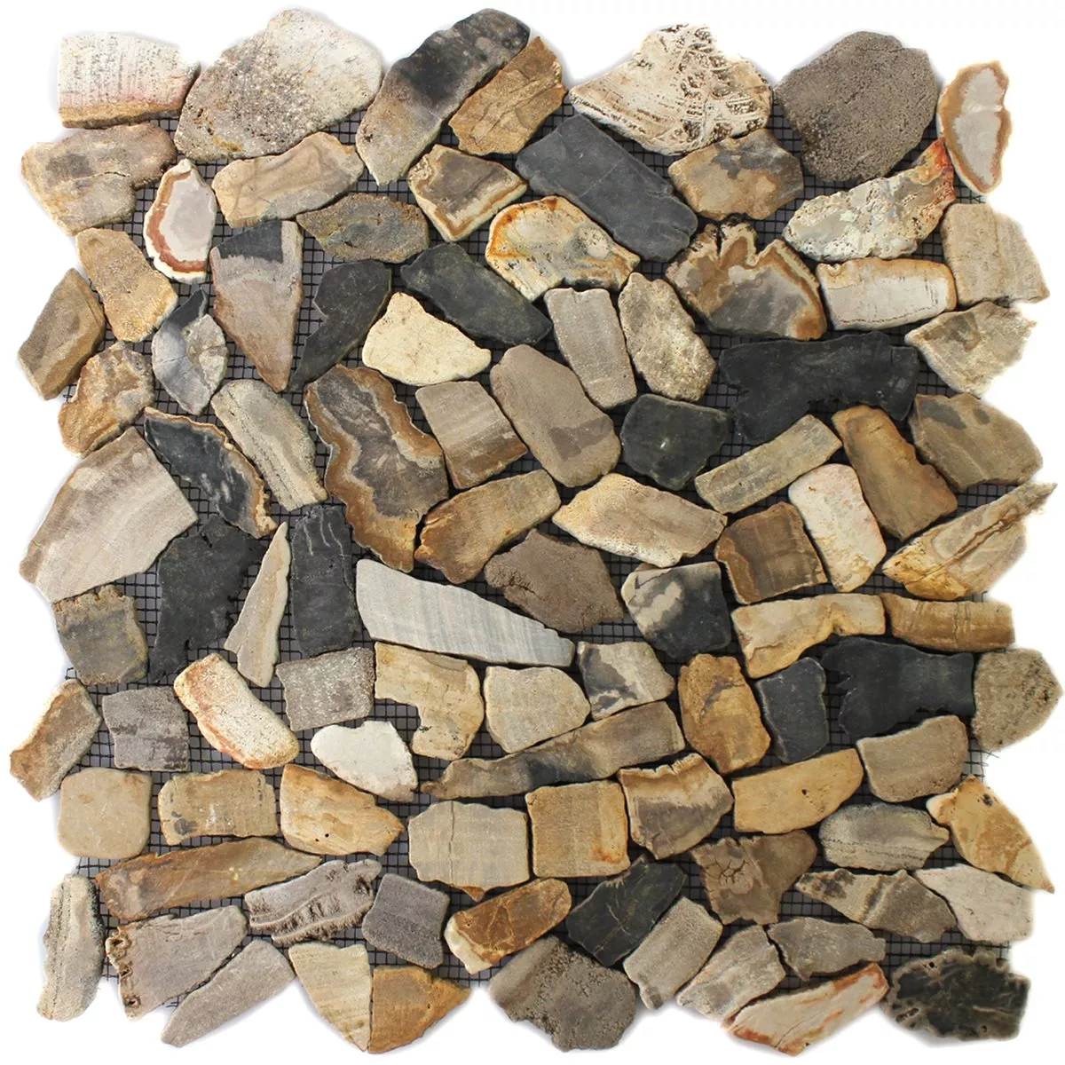 Vzorek Mozaiková Dlaždice Mramorové Úlomky Antický Oak