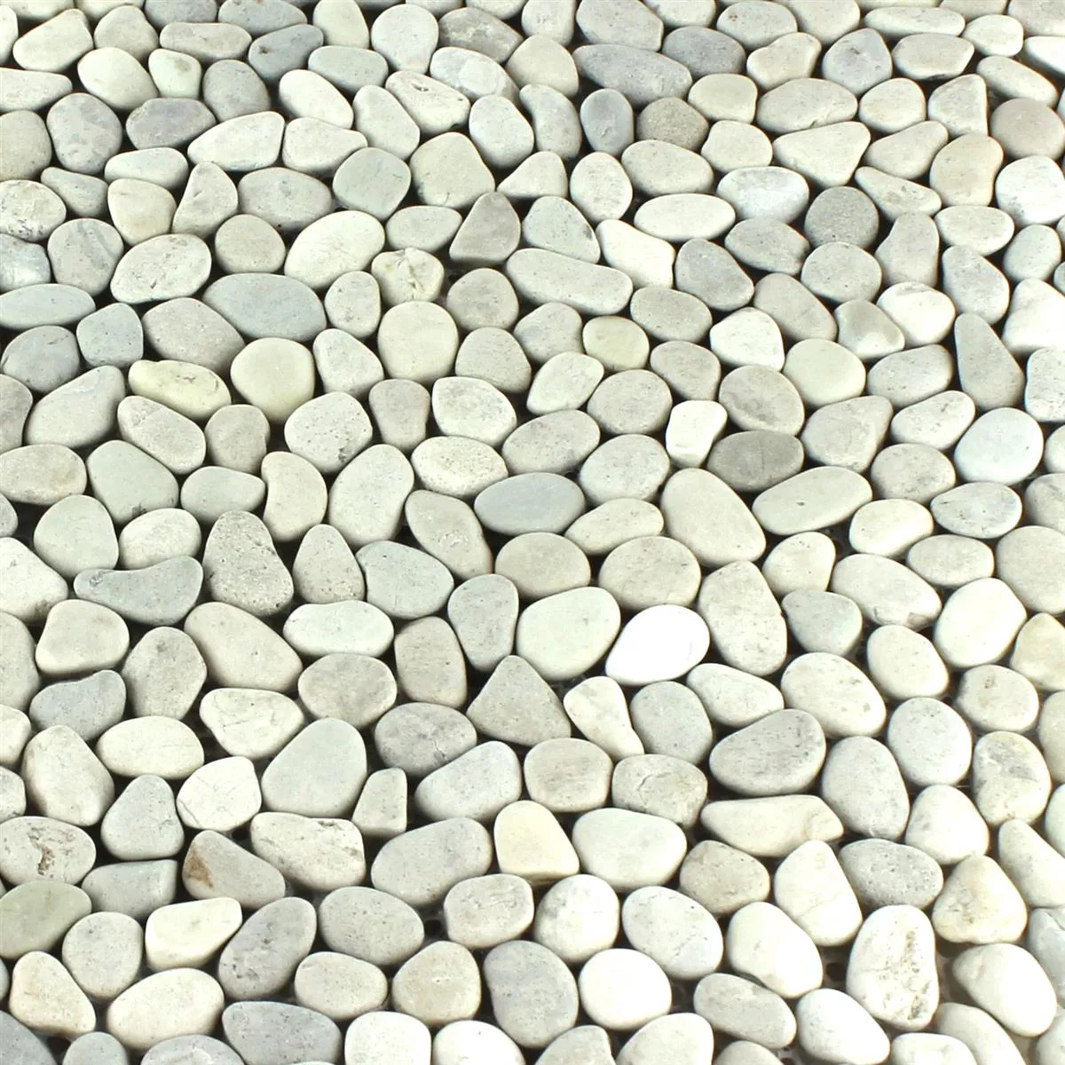 Vzorek Mozaiková Dlaždice Říční Oblázky Micro Béžová
