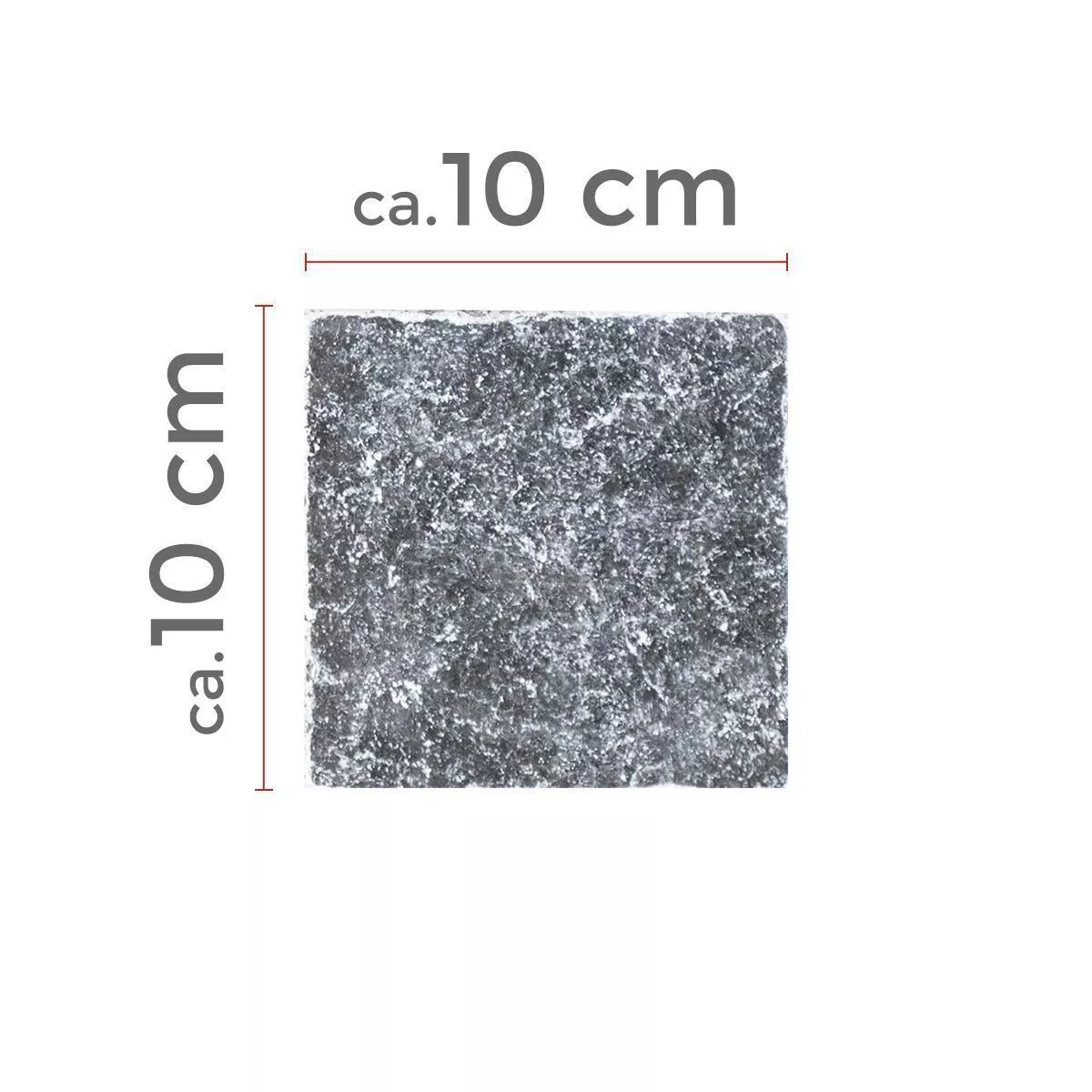 Vzorek Dlaždice Z Přírodního Kamene Mramor Visso Nero 40,6x61cm