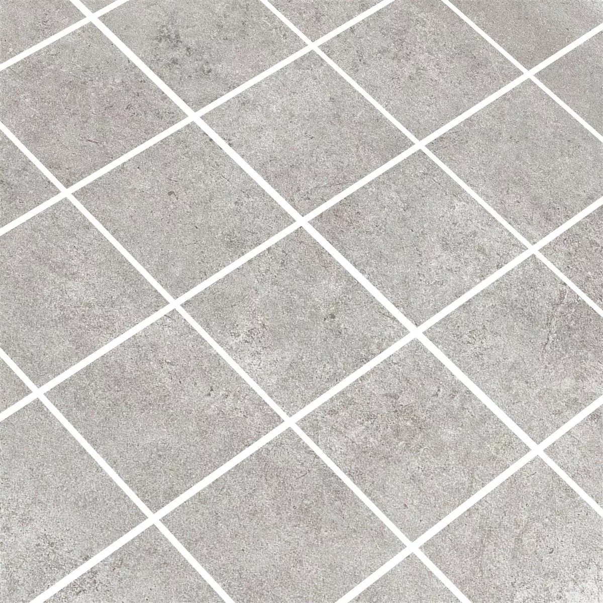 Keramická Mozaika Colossus Cement-Vzhled Šedá