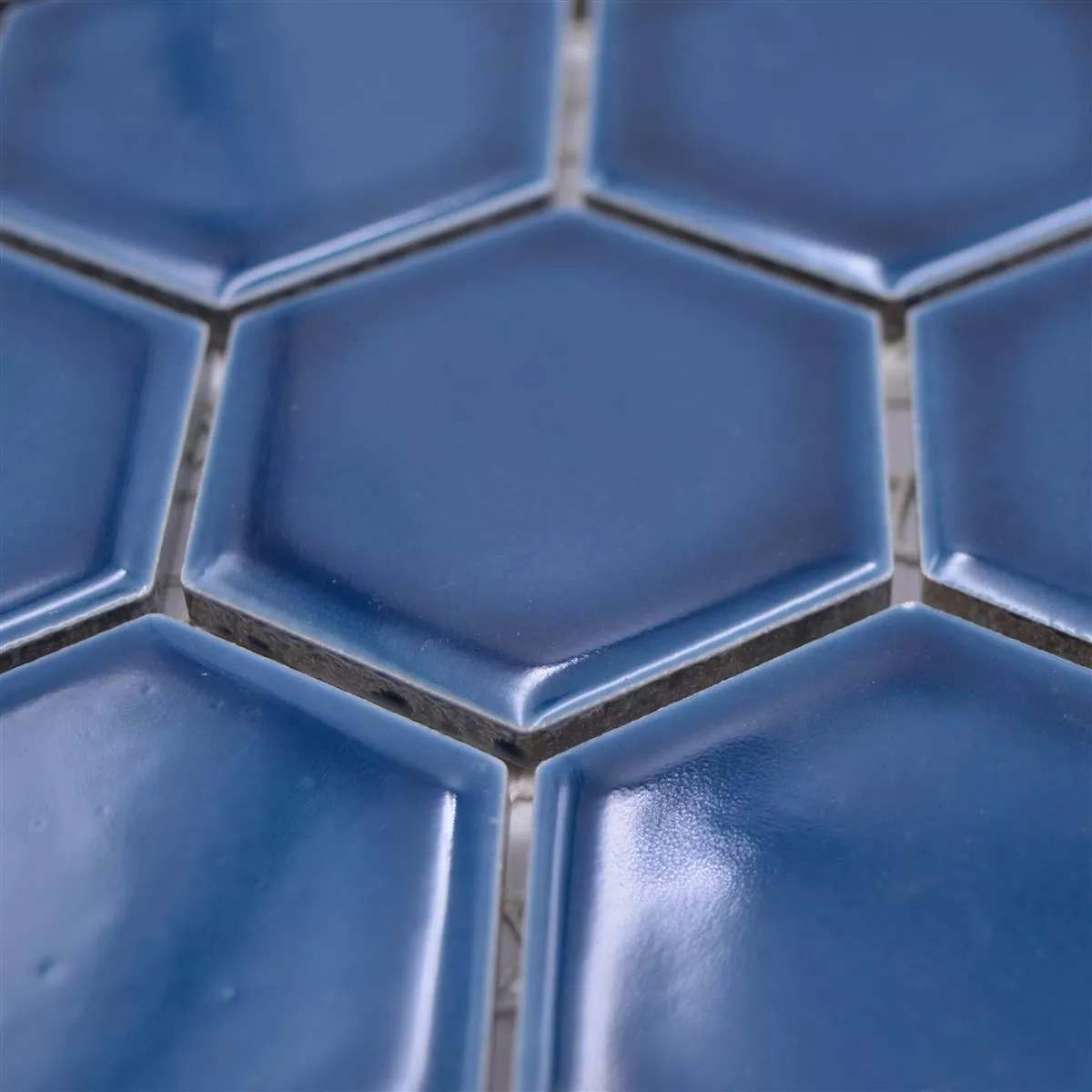 Vzorek z Keramická Mozaika Salomon Šestiúhelník Modrá Zelená H51