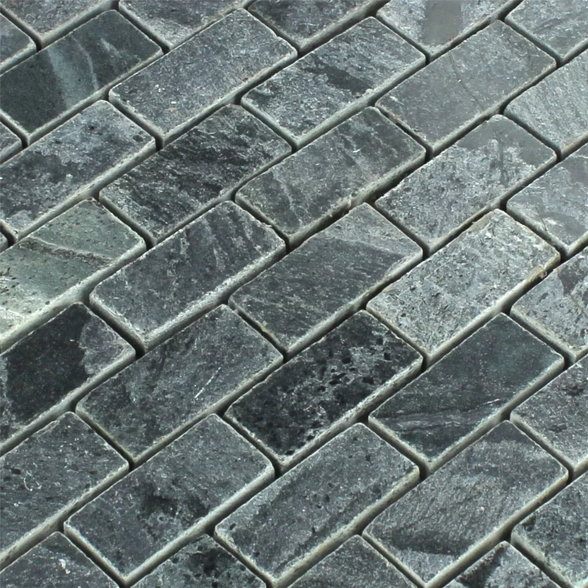 Mozaiková Dlaždice Křemenec Přírodní Kámen Leštěná 25x50x10mm
