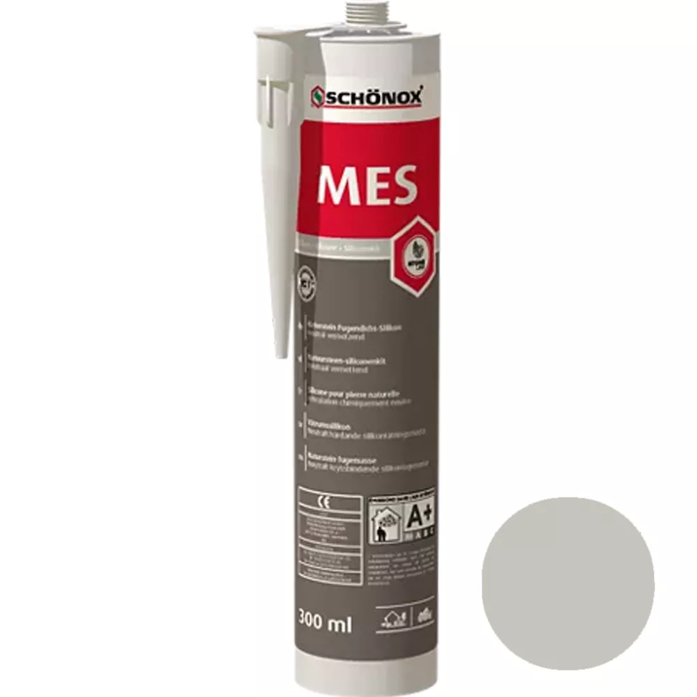 Schönox MES silikonový tmel na mramorové spáry Manhattan 300ml Schönox MES silikonový tmel na mramorové spáry Manhattan 300ml