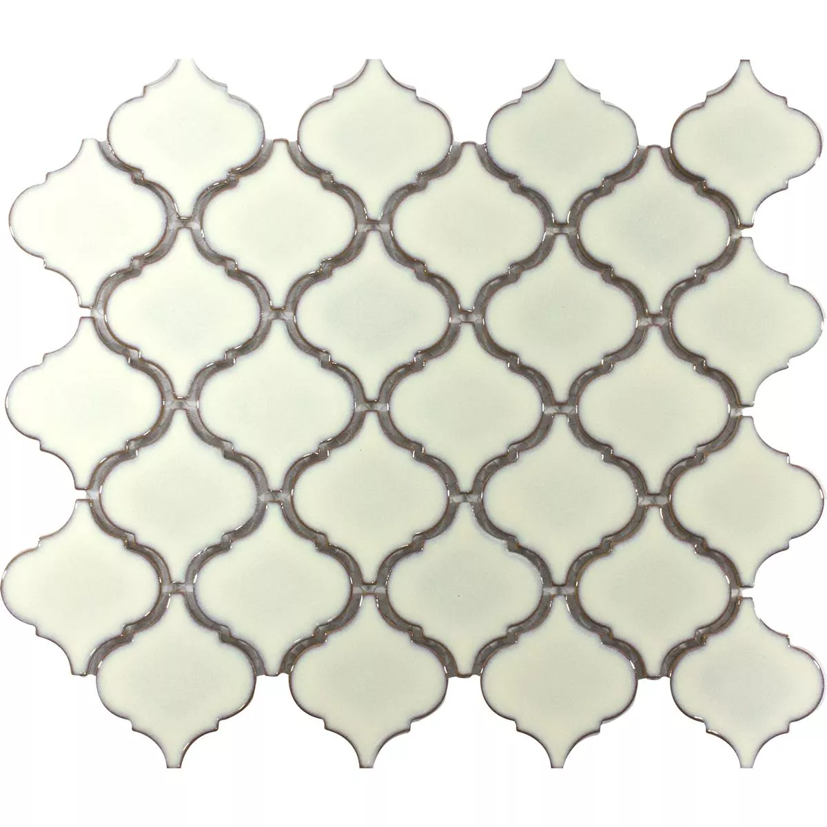 Keramika Mozaikové Dlaždice Asmara Arabesque Bílá