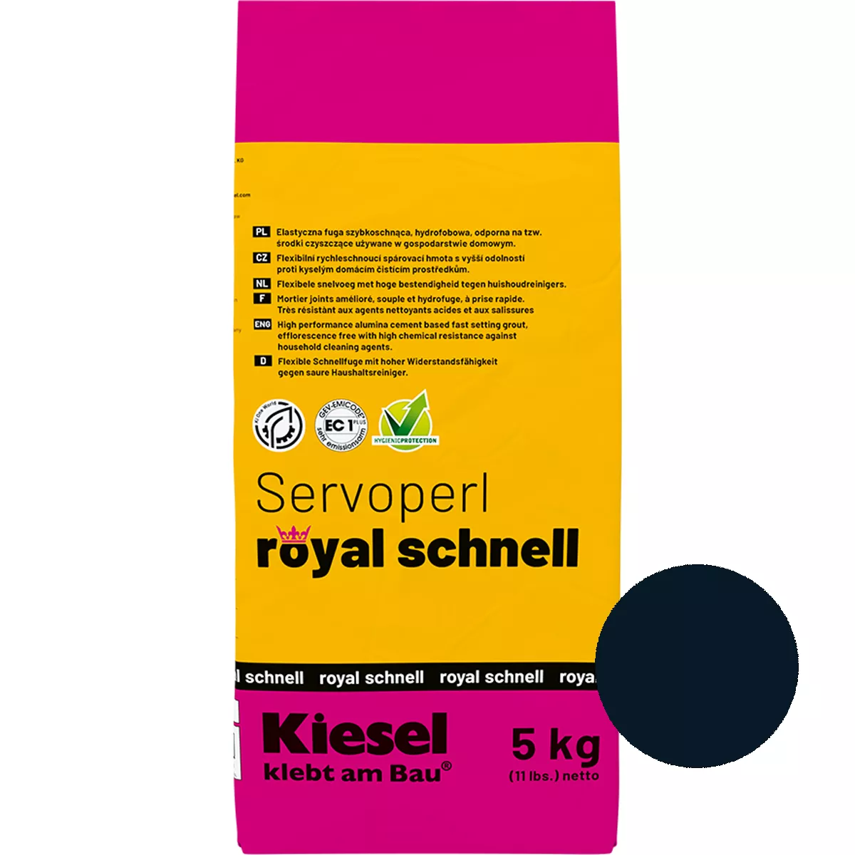 Spárovací směs Servoperl Royal Quick Velvet Black 5 kg