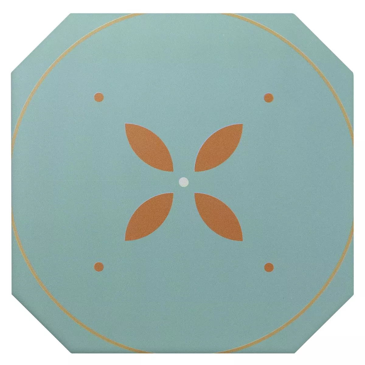 Kameniny S Porcelánovou Povrchovou Úpravou Dlaždice Genexia Decor Tyrkysový Osmiúhelník 20x20cm Kameniny S Porcelánovou Povrchovou Úpravou Dlaždice Genexia Decor Tyrkysový Osmiúhelník 20x20cm
