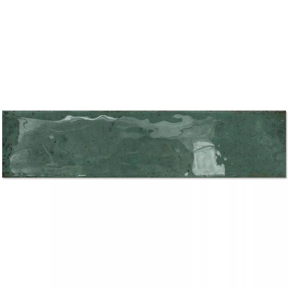 Nástěnné Obklady Kiowa Lesklá Zvlněné 6x25cm Zelená