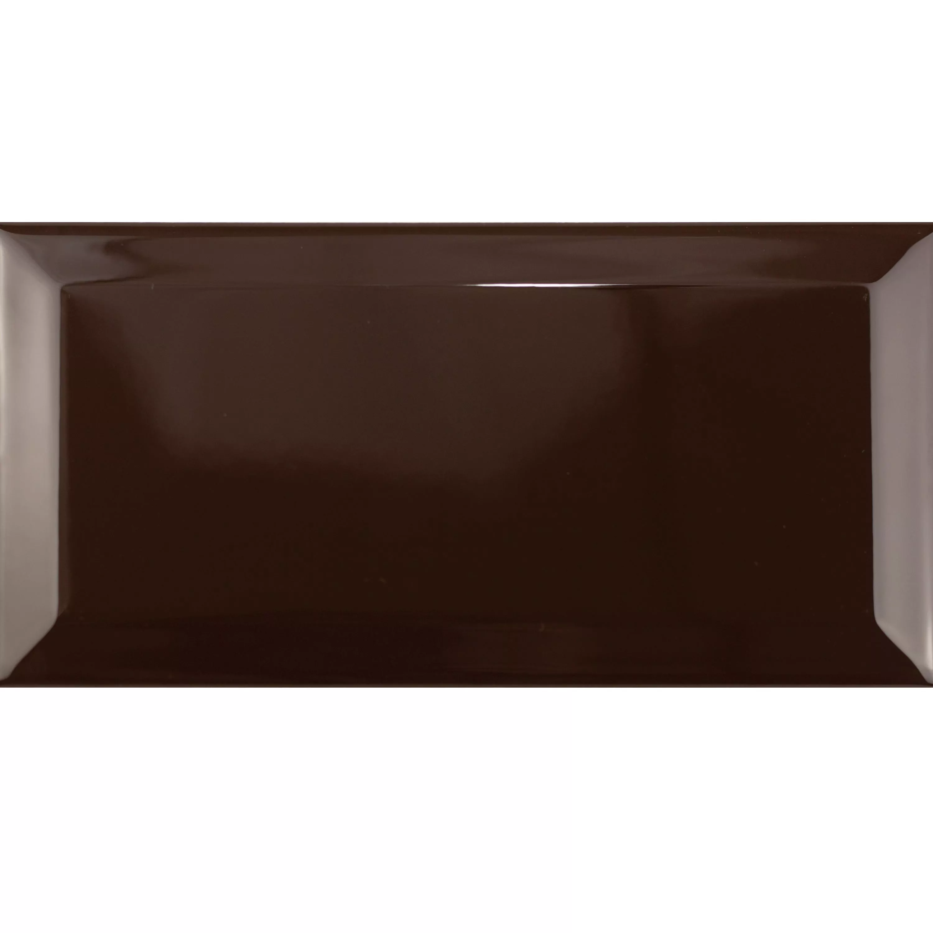 Metro Nástěnné Obklady Brussel Fazeta 10x20x0,7cm Chocolate Metro Nástěnné Obklady Brussel Fazeta 10x20x0,7cm Chocolate