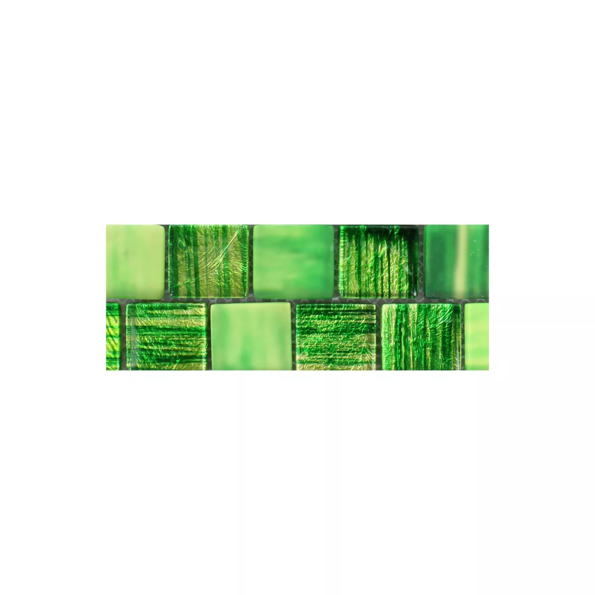 Vzorek Skleněná Mozaika Dlaždice Lanzarote Zelená