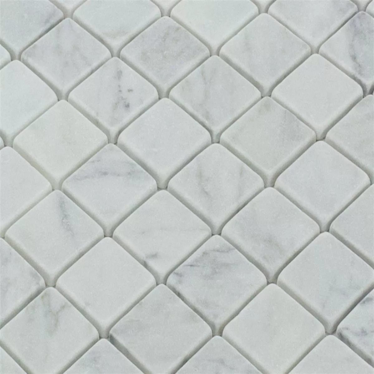 Mramor Mozaika Z Přírodního Kamene Dlaždice Venantius Bílá