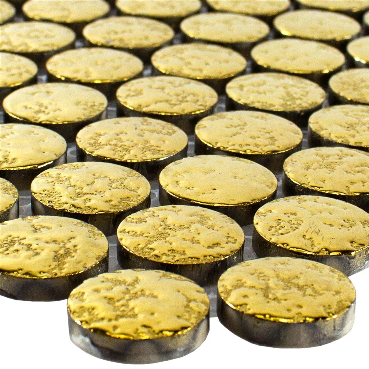 Keramika Knoflíková Efekt Mozaikové Dlaždice Meneksche Zlatá Keramika Knoflíková Efekt Mozaikové Dlaždice Meneksche Zlatá