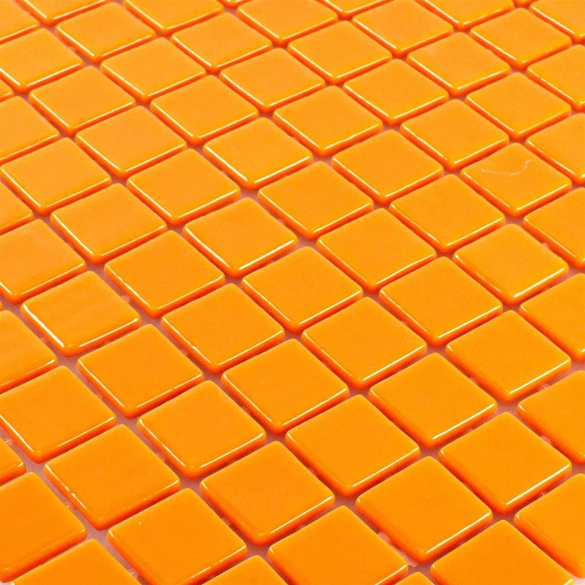 Sklo Pool Plavecký bazén Mozaika Pixley Oranžová
