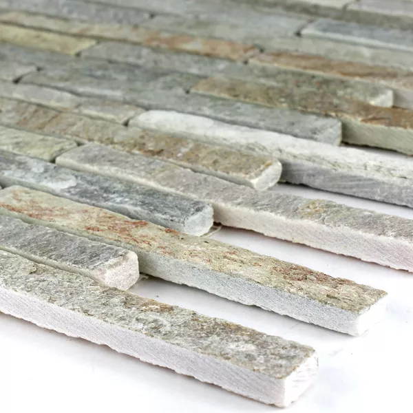 Mozaiková Dlaždice Přírodní Kámen Křemenec Béžová Mix Sticks Mozaiková Dlaždice Přírodní Kámen Křemenec Béžová Mix Sticks