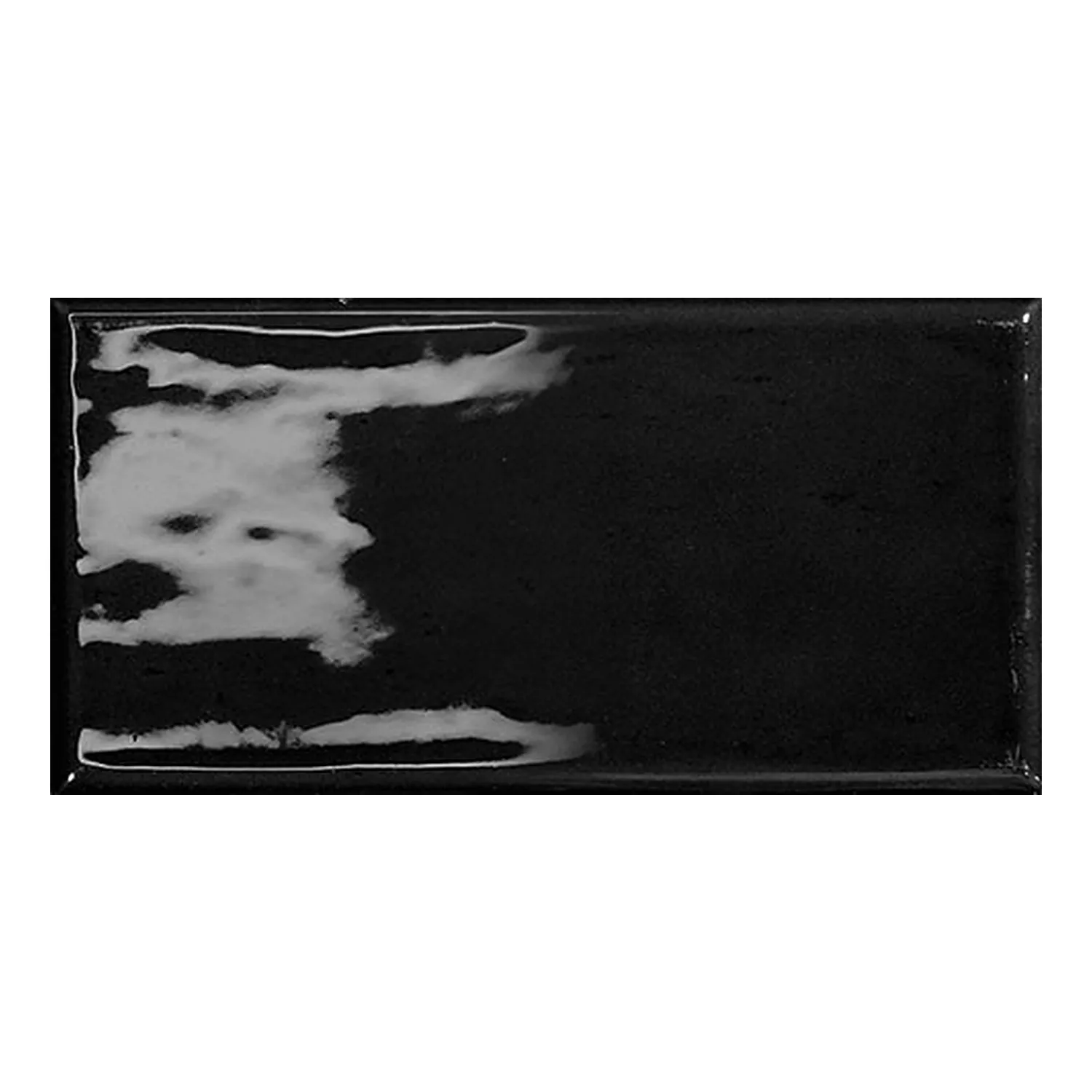Calissi Černá Lesklá Rustikální 7,5x15 cm Negro