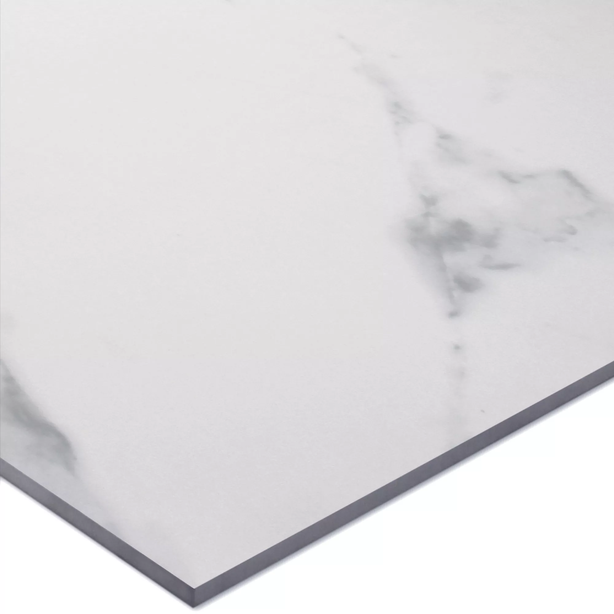 Podlahové Dlaždice Mramorový Vzhled Himalaya Bílá Leštěná 60x60cm