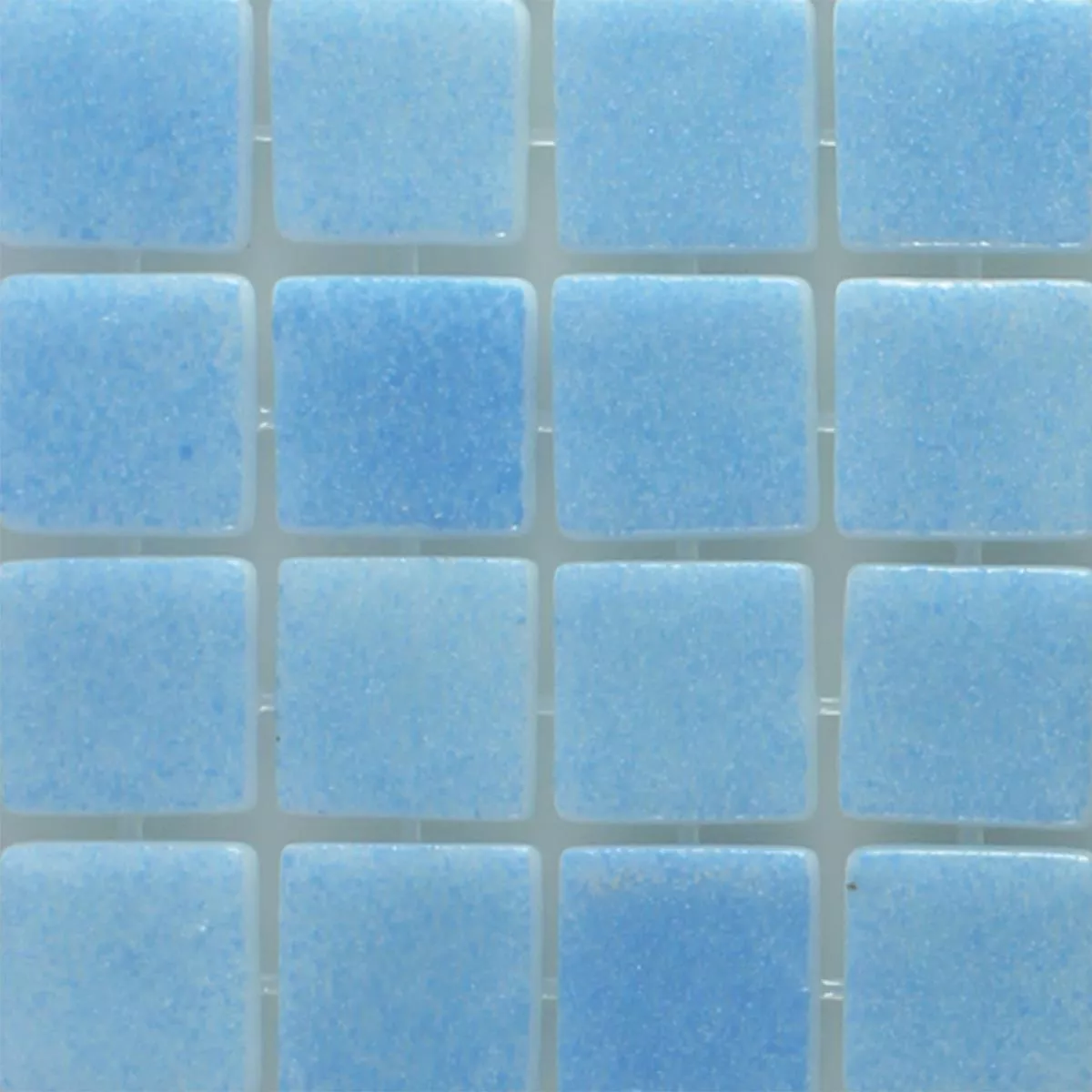 Vzorek Sklo Plavecký Bazén Mozaika Lagune R11C Světle Modrá