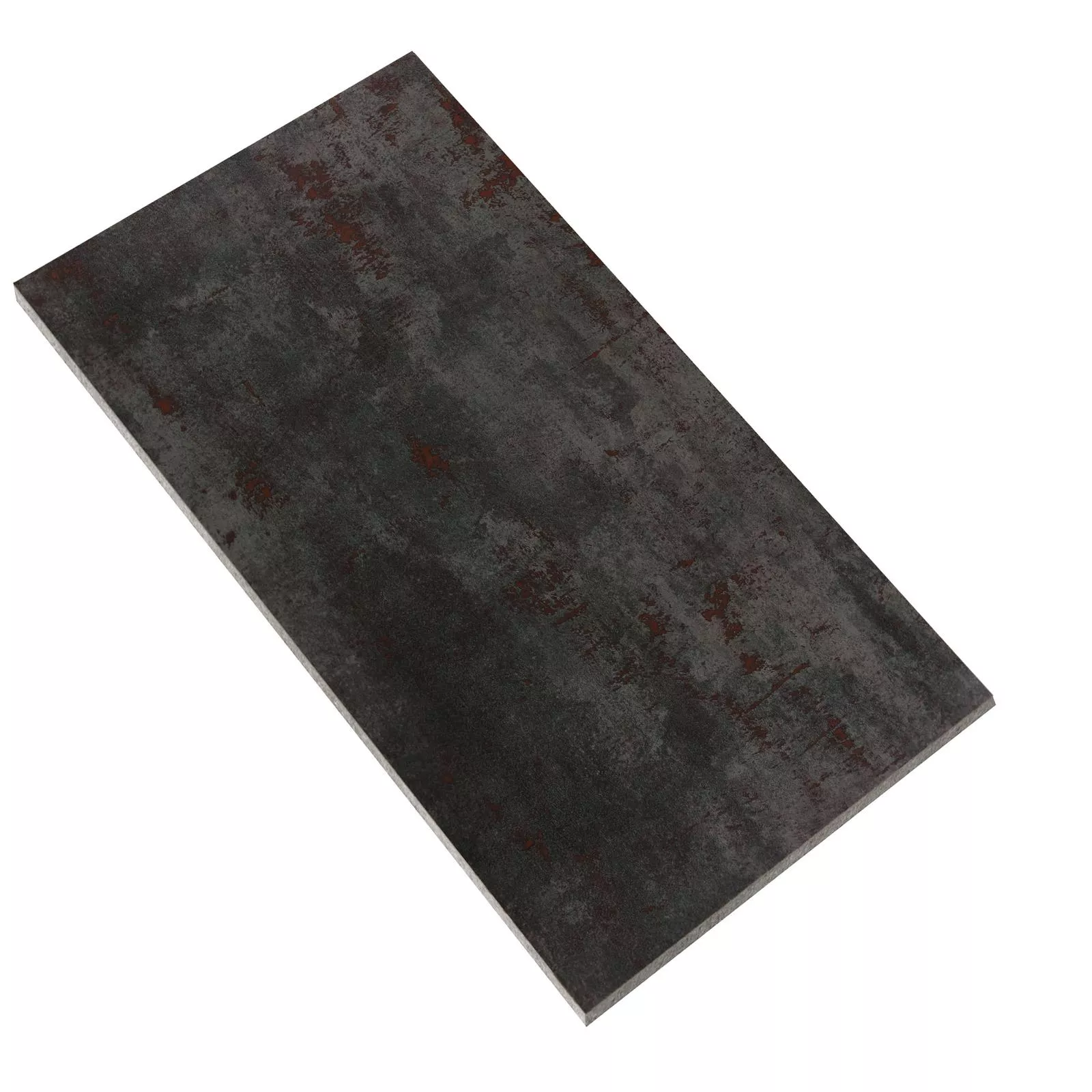 Vzorek Podlahové Dlaždice Phantom Kovový Vzhled Naleštěná Titanium 60x120cm