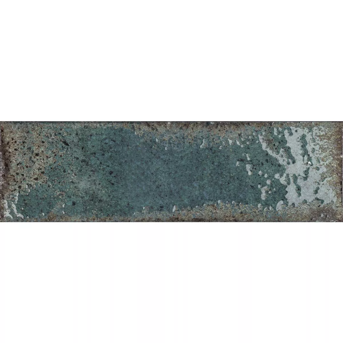 Nástěnné Obklady Lara Lesklá Zvlněné 10x30cm Zelená