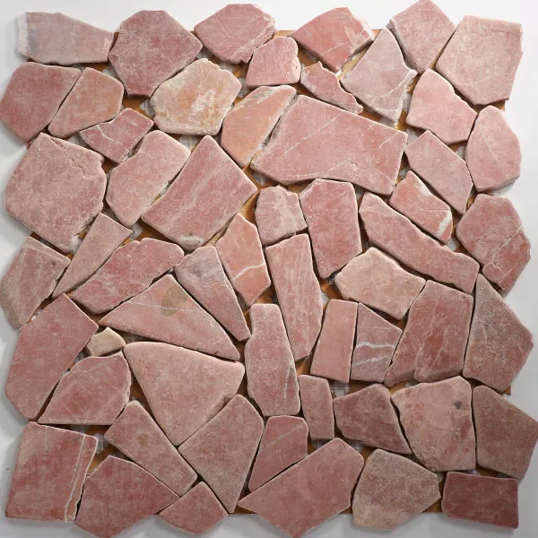 Mozaiková Dlaždice Mramorové Úlomky Rosso Verona