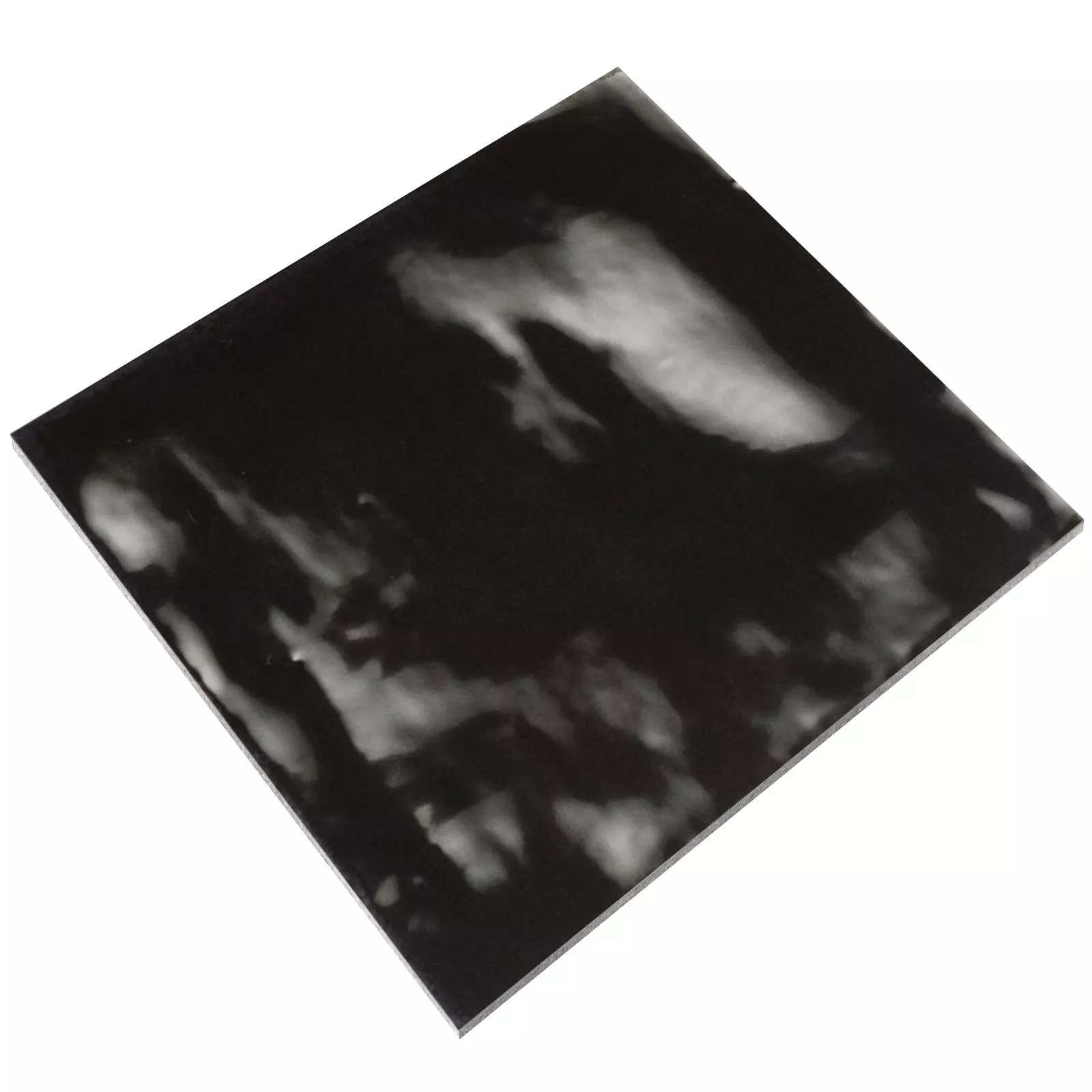 Vzorek Nástěnné Obklady Marbella Zvlněné 15x15cm Černá