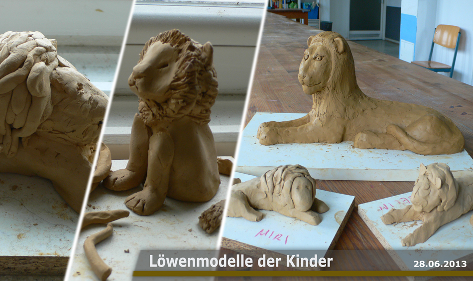 Dětské modely lvů