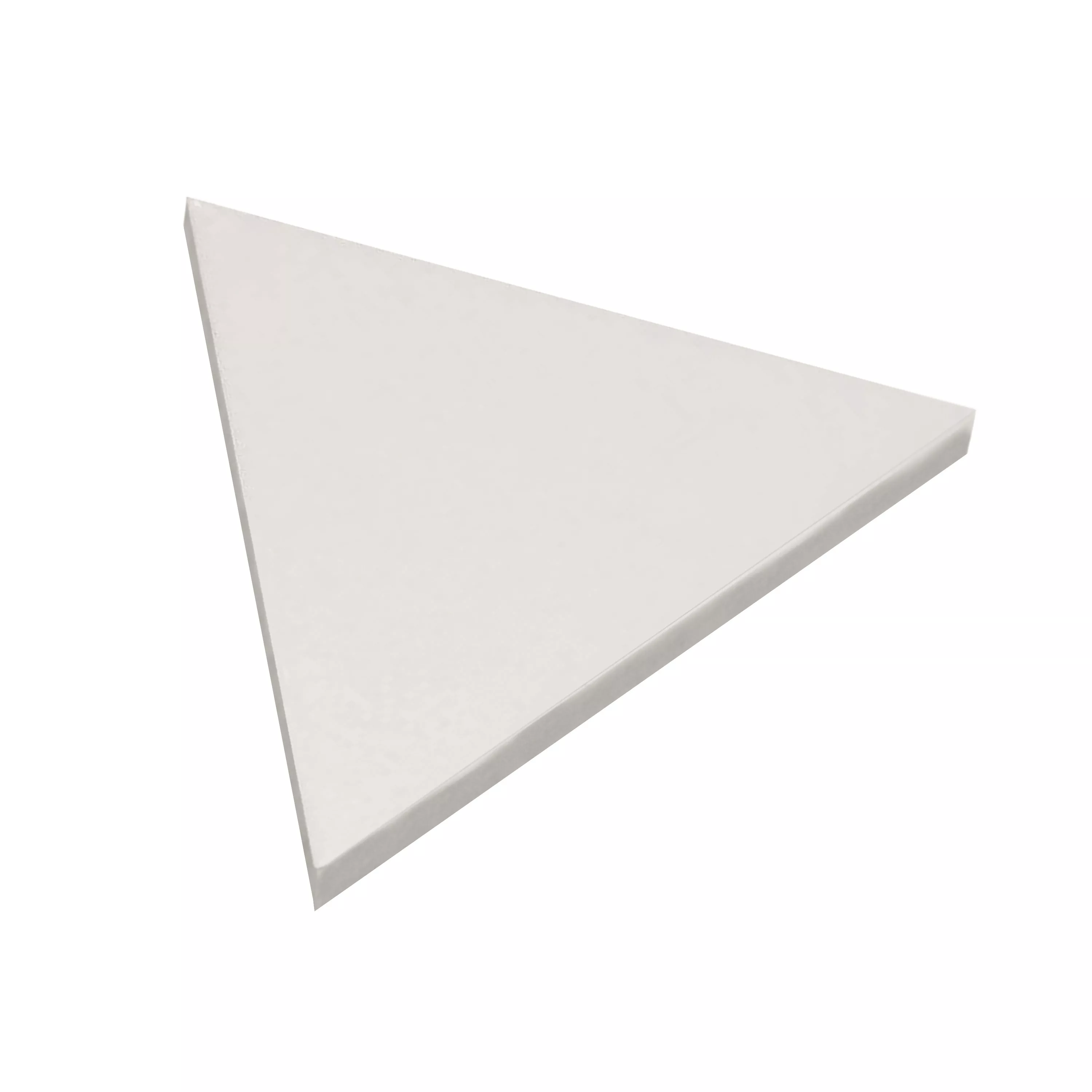 Vzorek Nástěnné Obklady Britannia Trojúhelník 10,8x12,4cm Bílá Matný