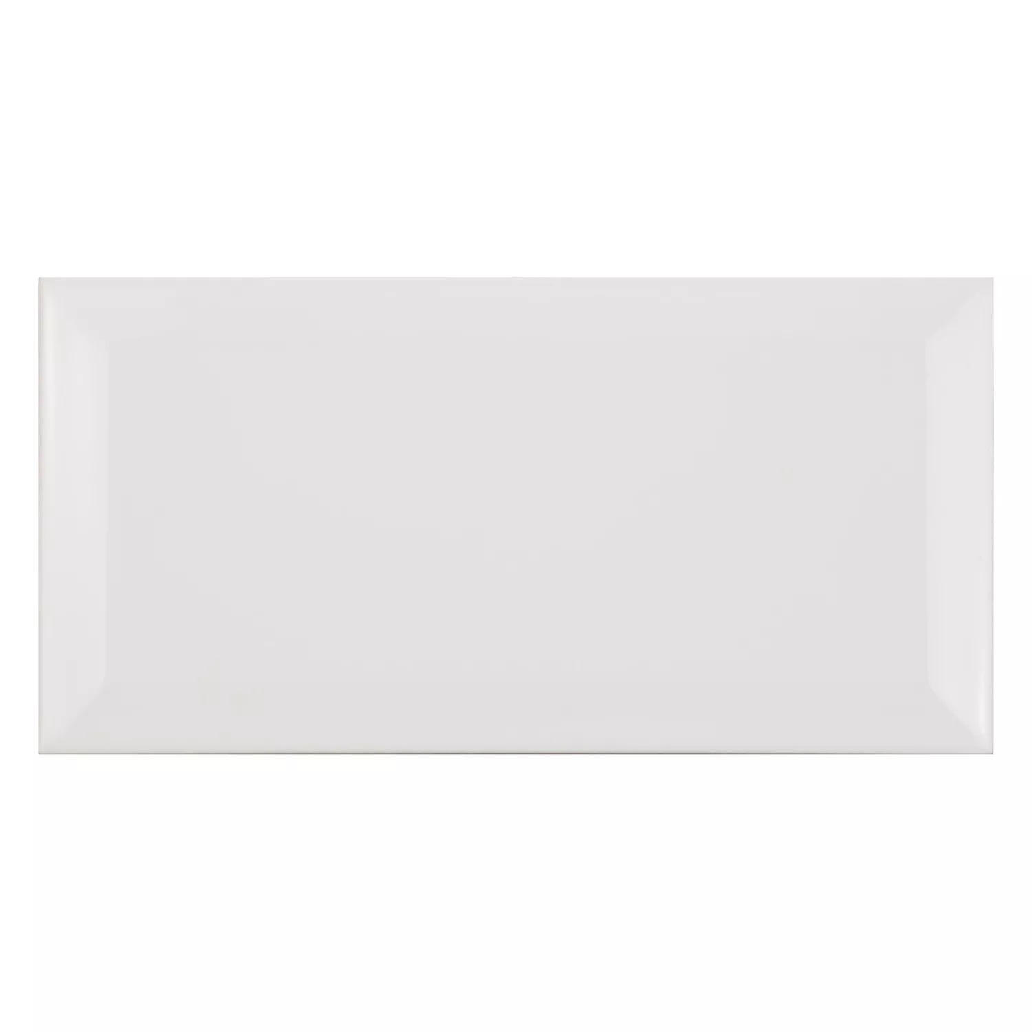 Dlaždice metra Bílá Matný 10x20 cm Fazeta Jasper Blanco
