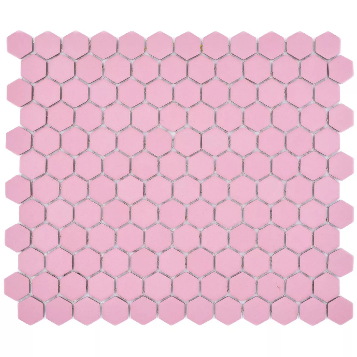 Keramická Mozaikové Bismarck R10B Šestiúhelník Růžová H23