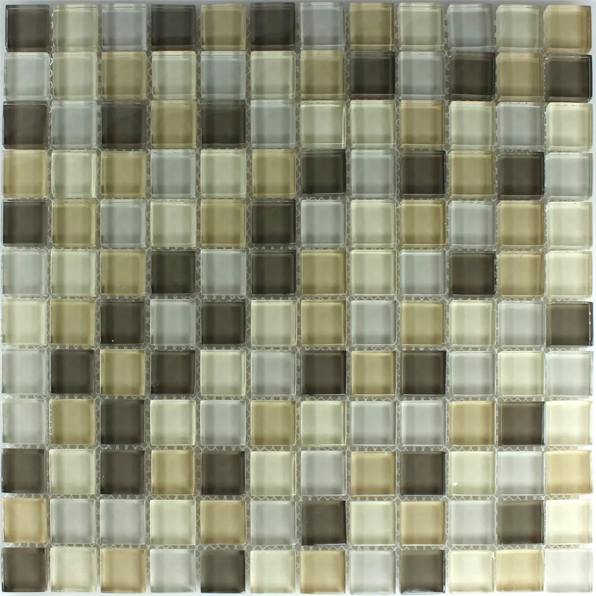 Skleněná Mozaika Dlaždice Light Green 23x23x8mm