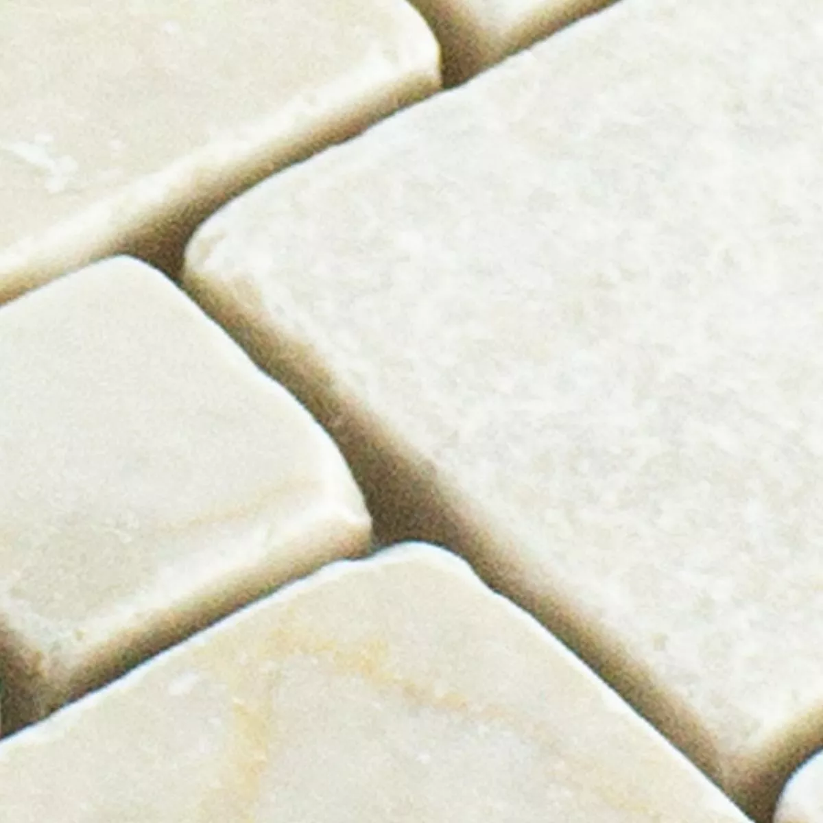 Vzorek Přírodní Kámen Mramor Mozaiková Dlaždice Kilkenny Cream