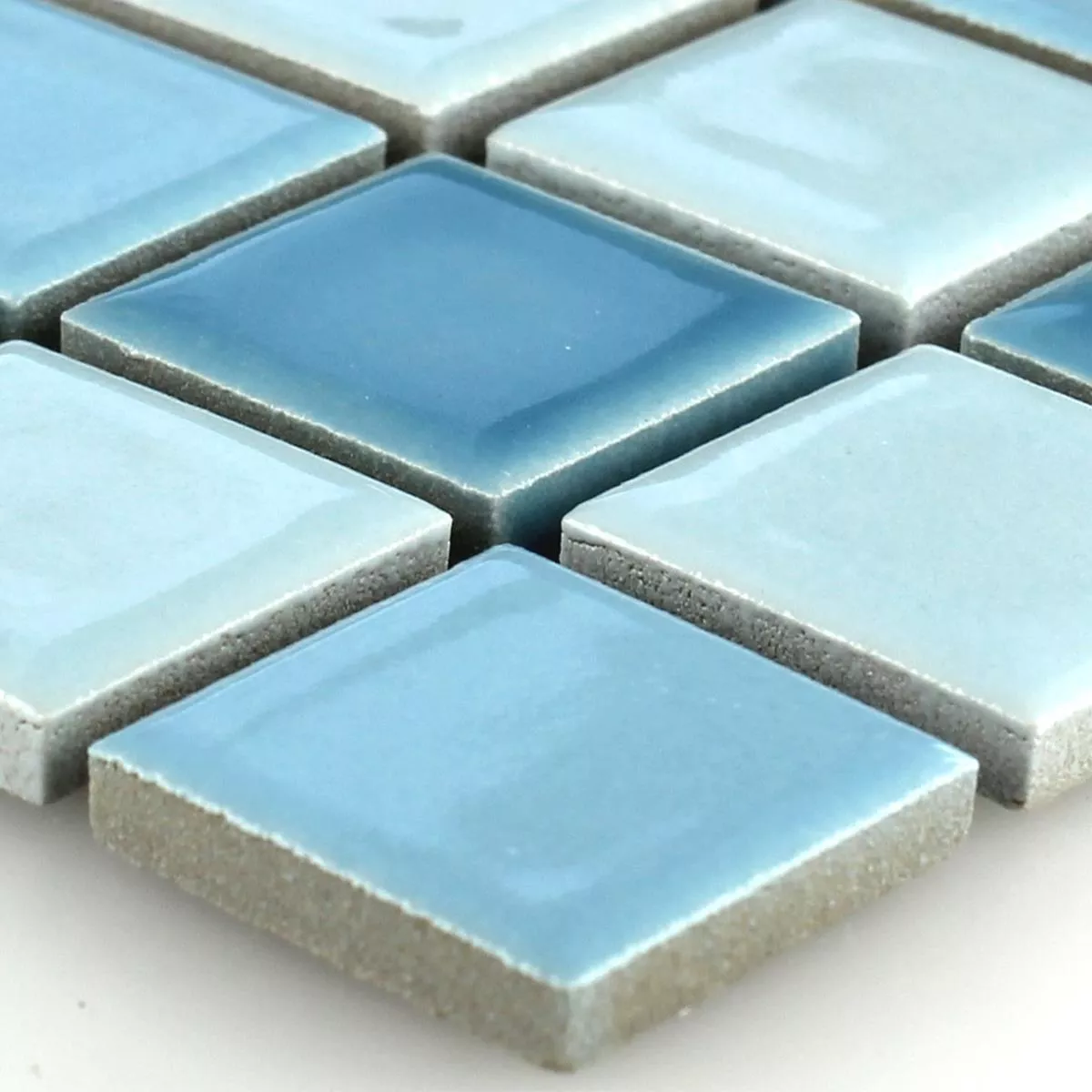 Vzorek Mozaiková Dlaždice Keramika Bodaway Modrá Mix 