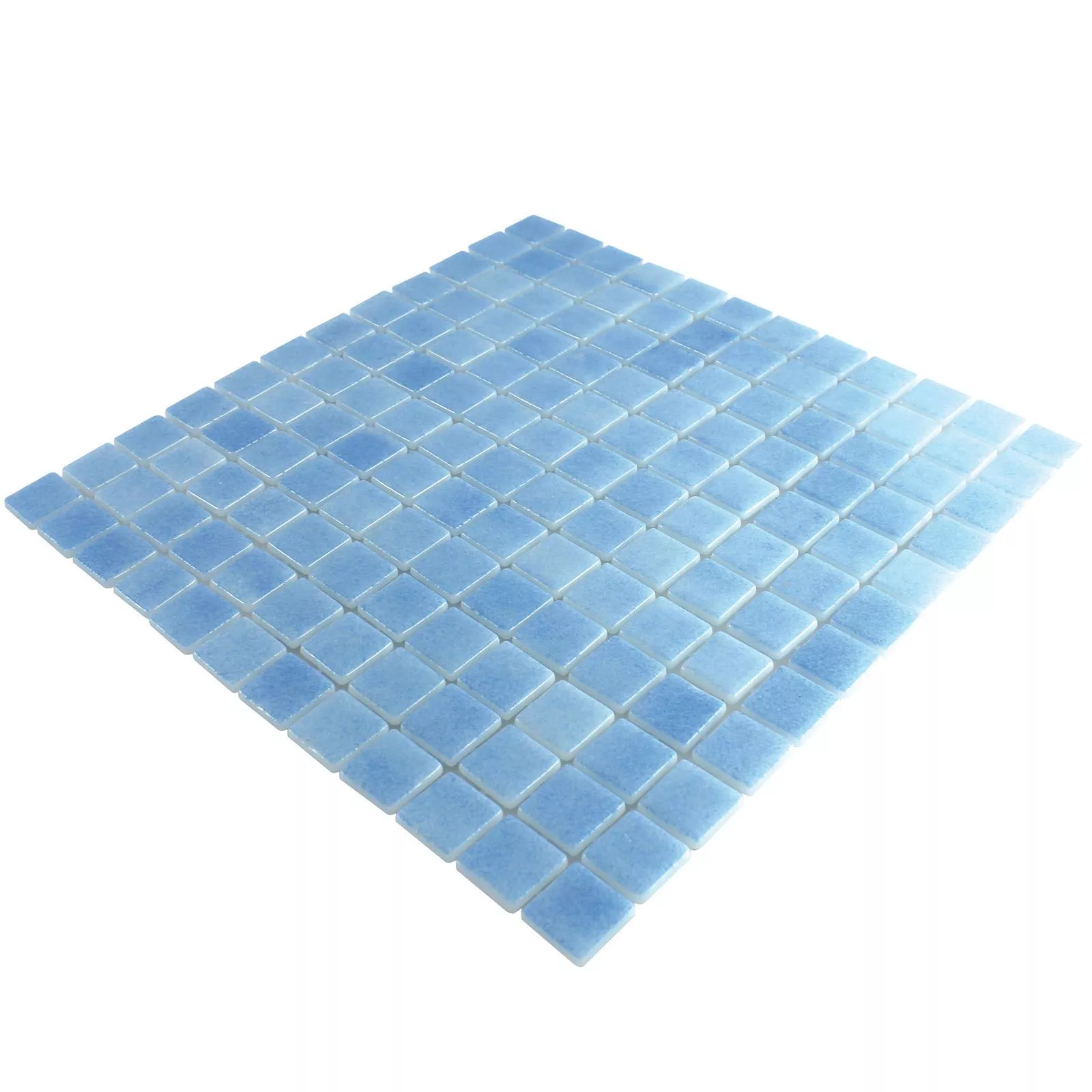 Sklo Plavecký Bazén Mozaika Lagune R11C Světle Modrá
