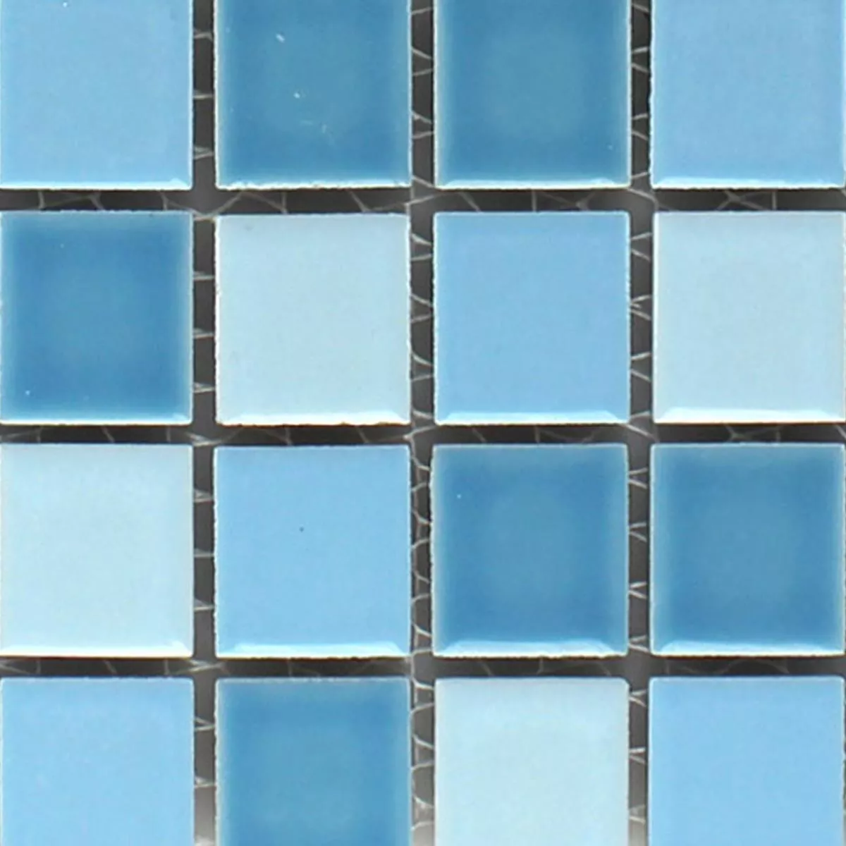Vzorek Mozaiková Dlaždice Keramika Bodaway Modrá Mix 